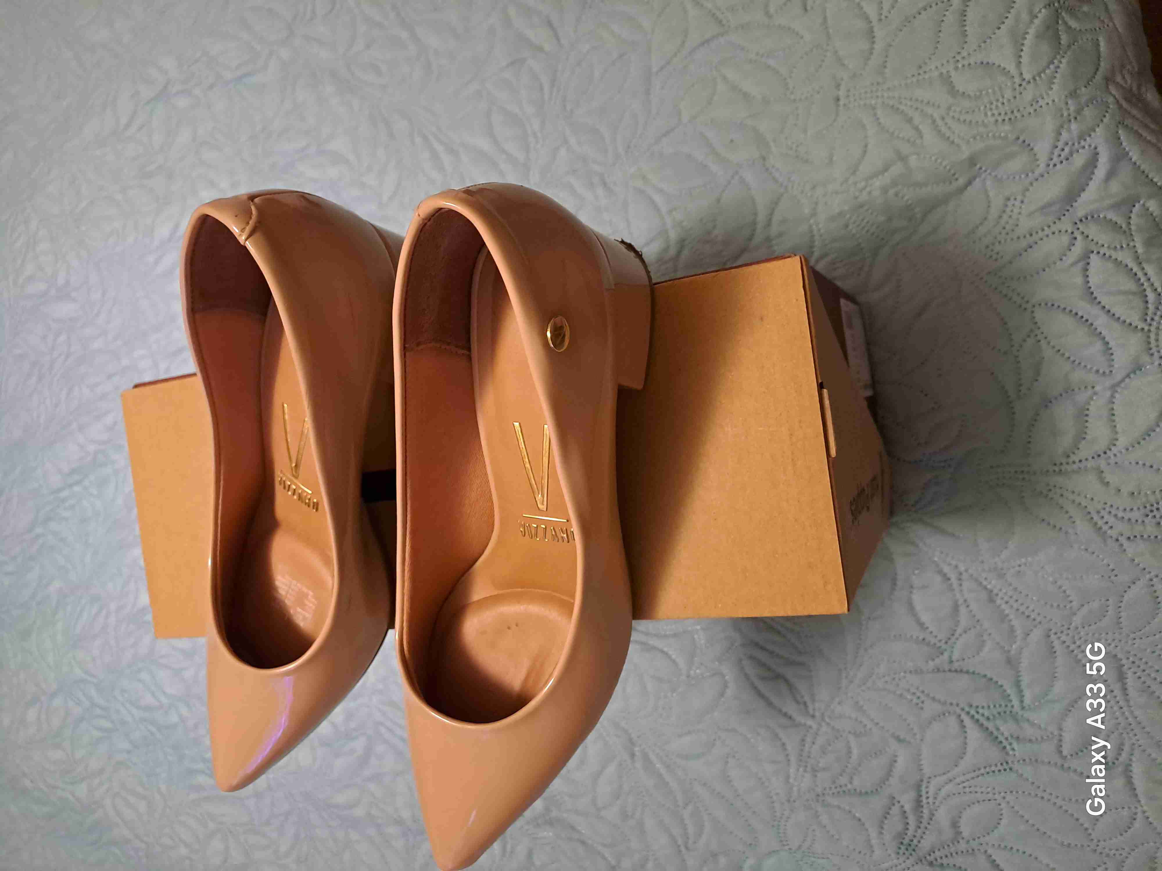 Zapatos de charol beige - 1