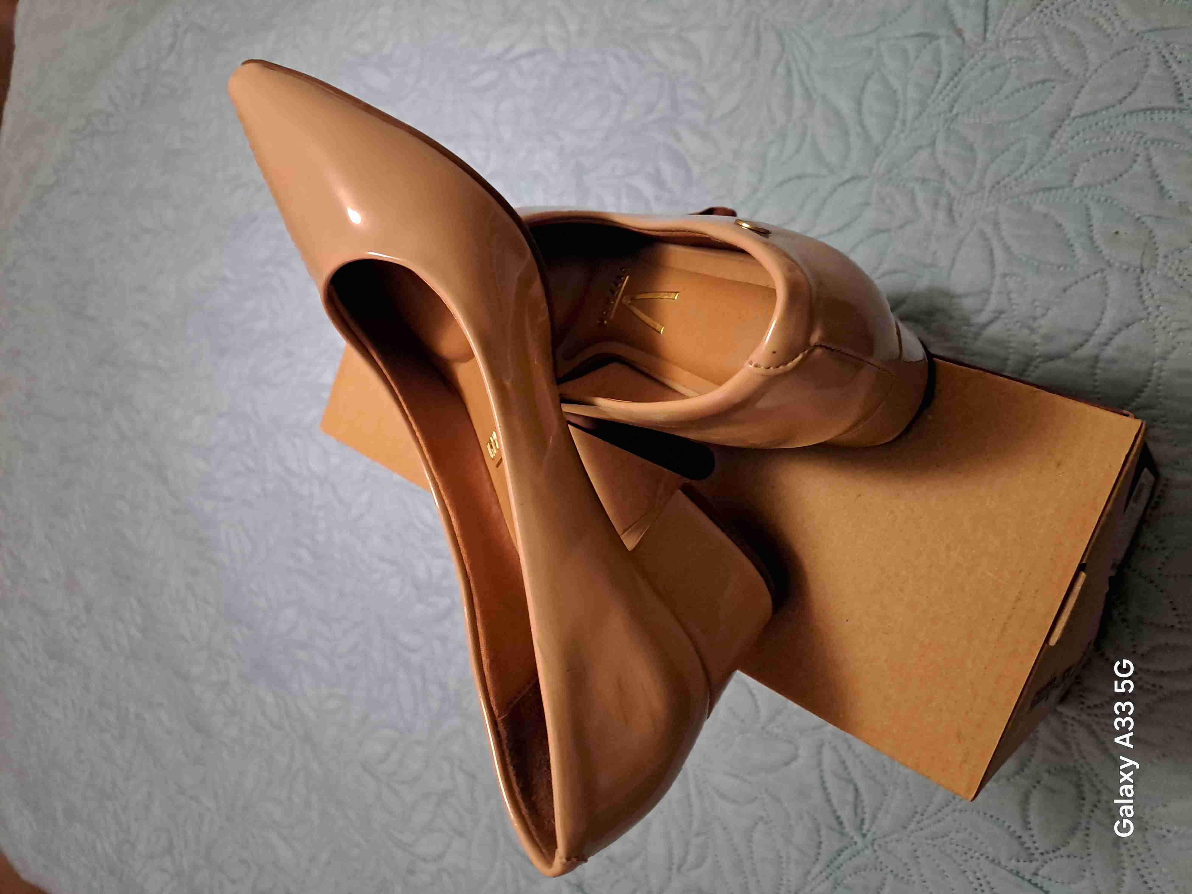 Zapatos de charol beige - 3