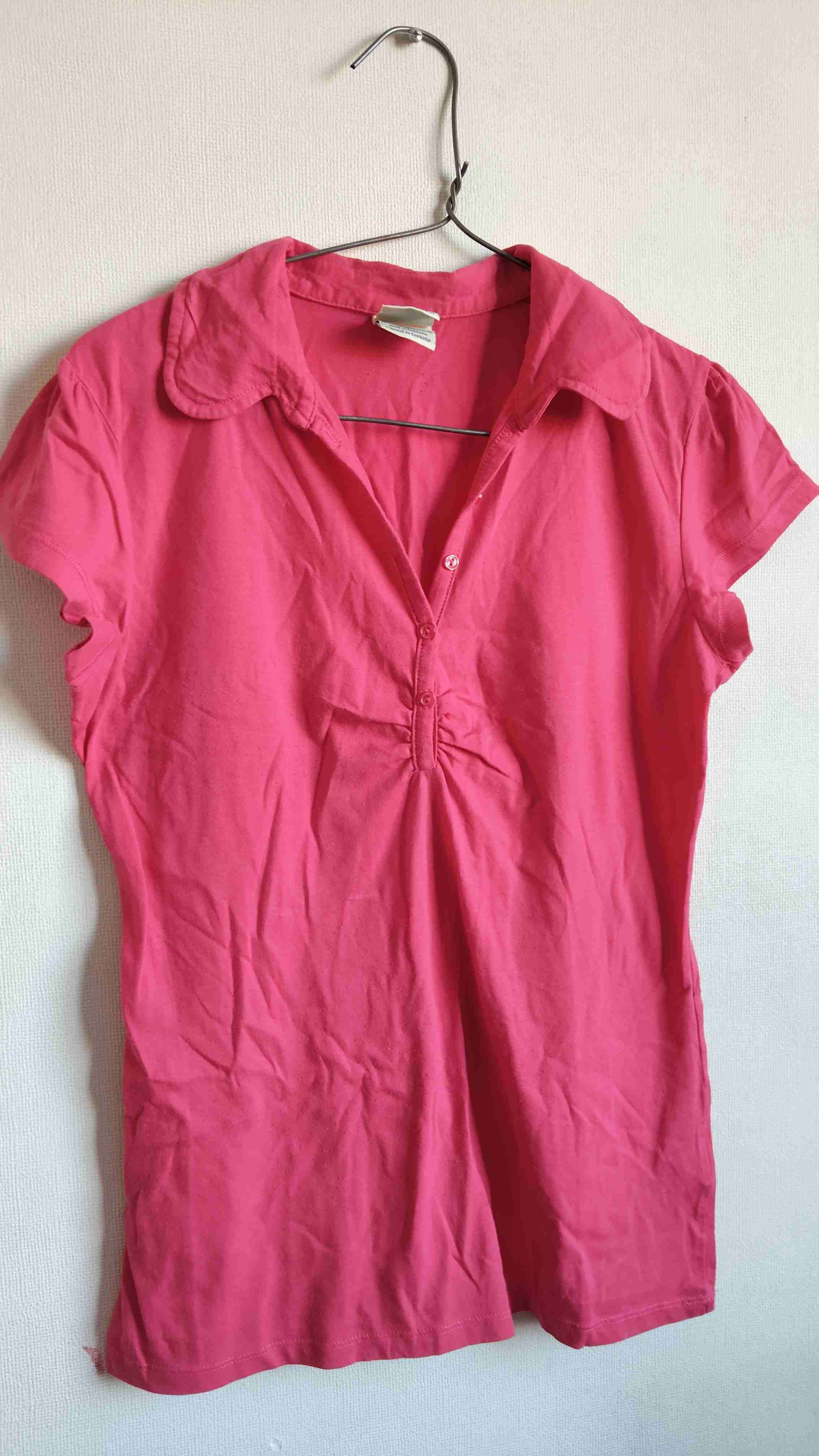 Polera azul de algodón - miniatura 3