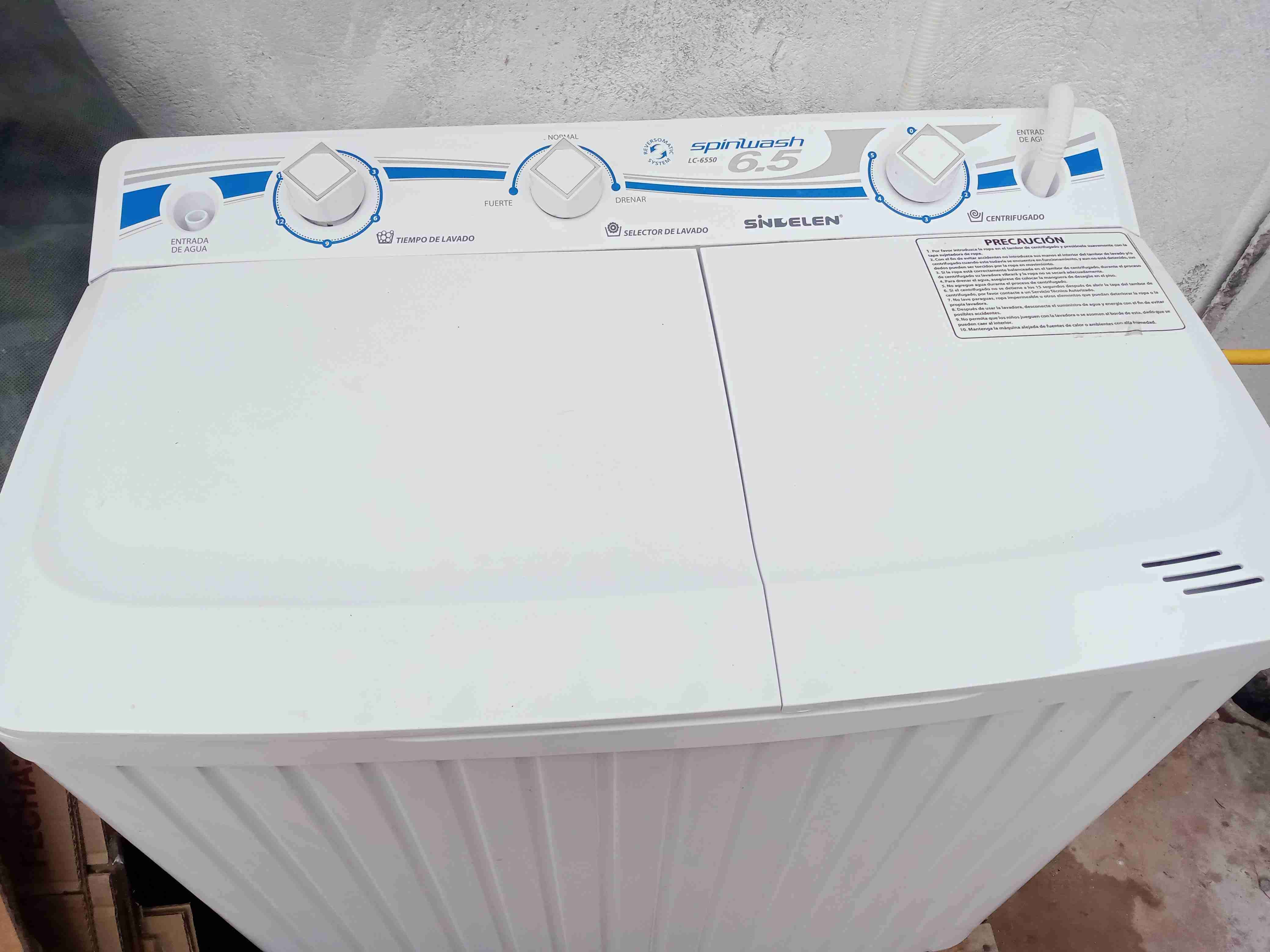 Lavadora Semiautomática Sindelen 6.5kg - 1