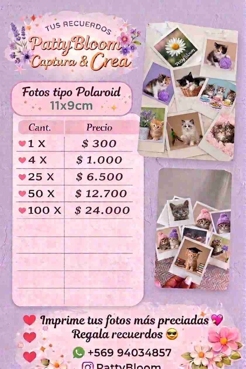 Impresión fotos tipo Polaroid - miniatura 3