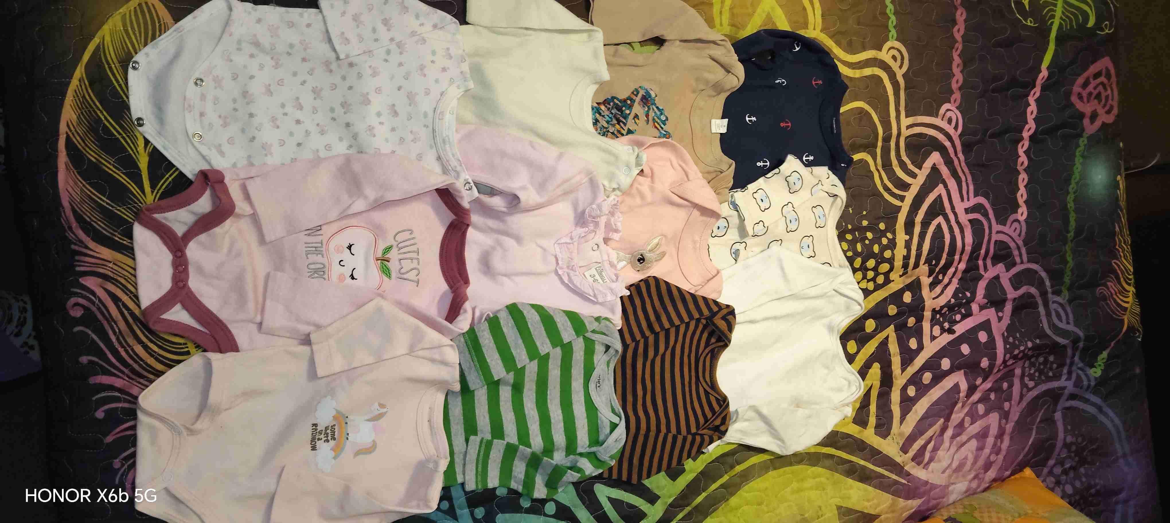 Lote de bodies para bebé