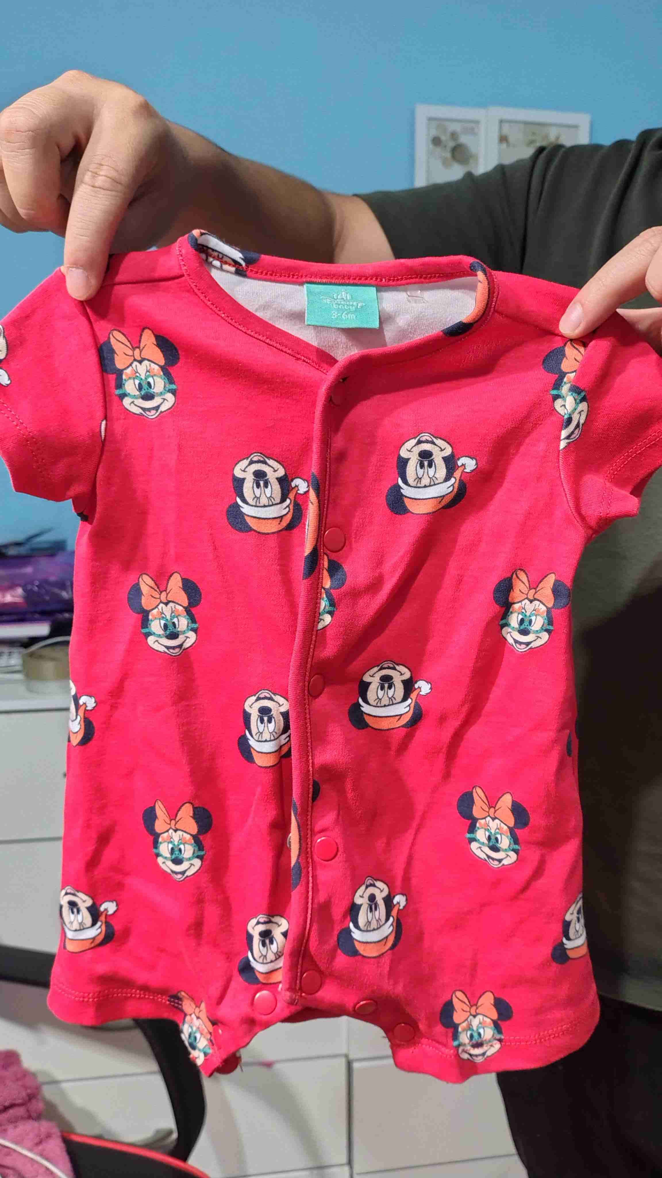 Bodie bebé Minnie rojo