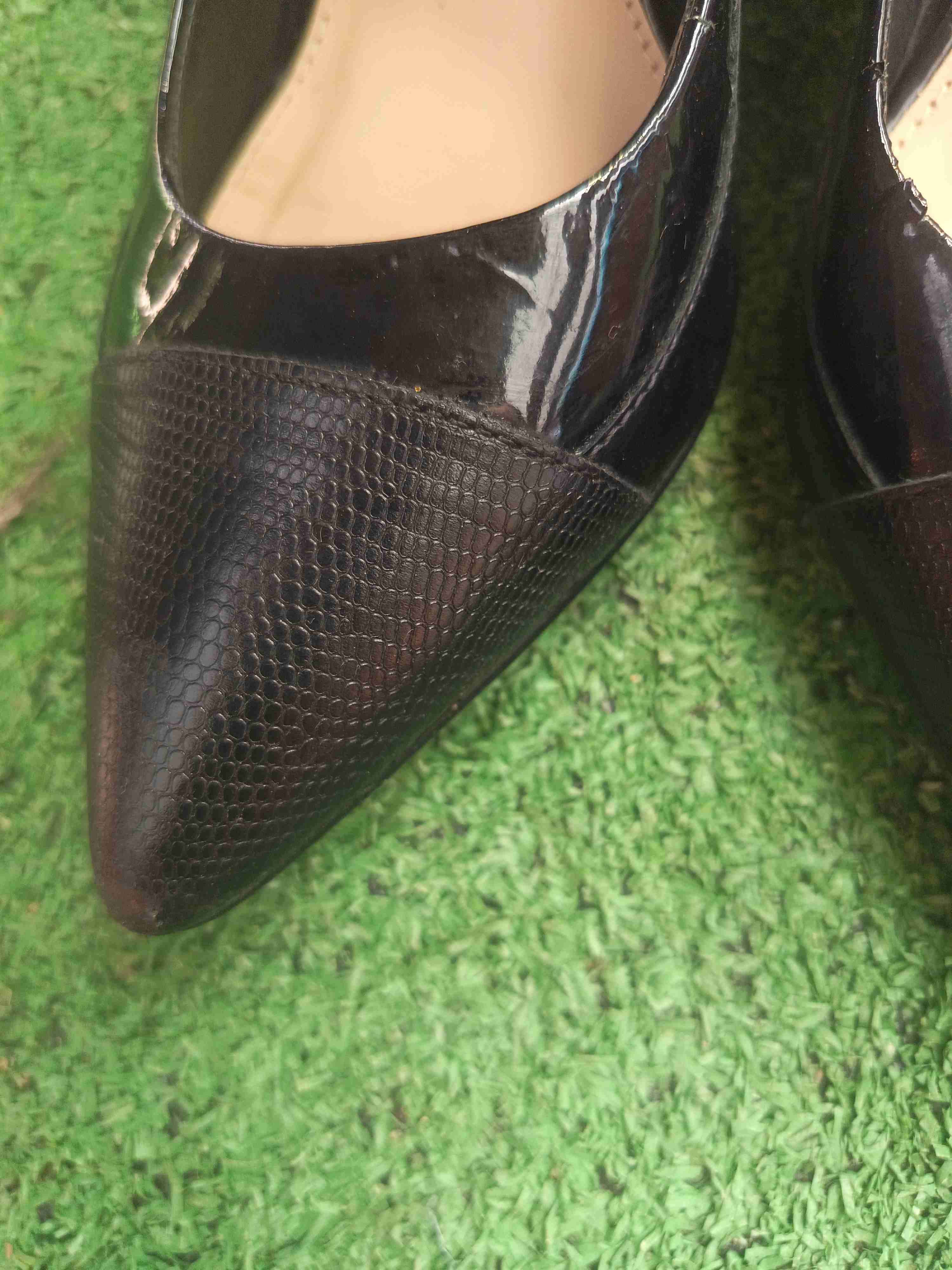 Tacones negros de charol Gacel - 4