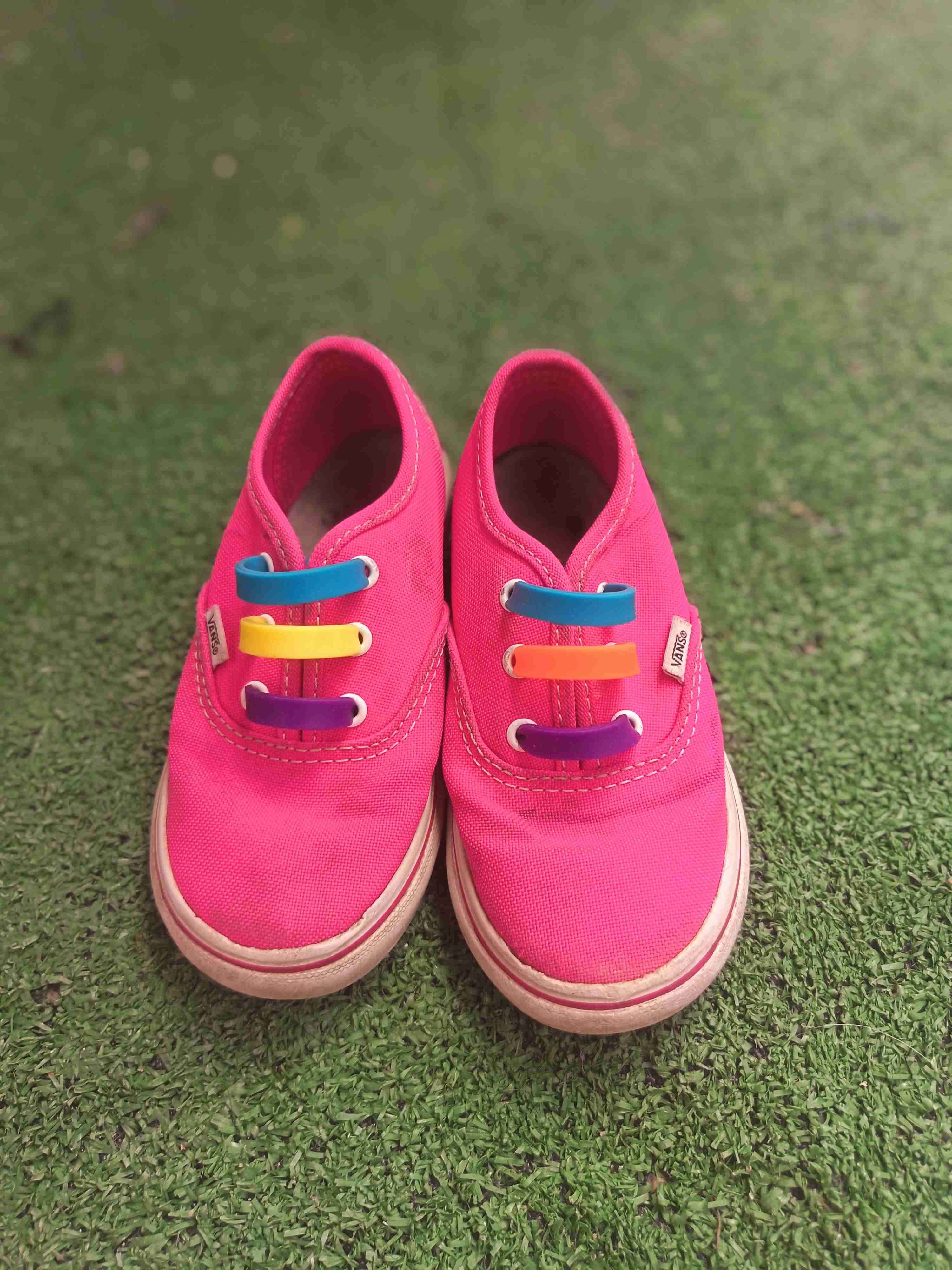 Zapatillas infantiles rosa vivo Vans - miniatura 1
