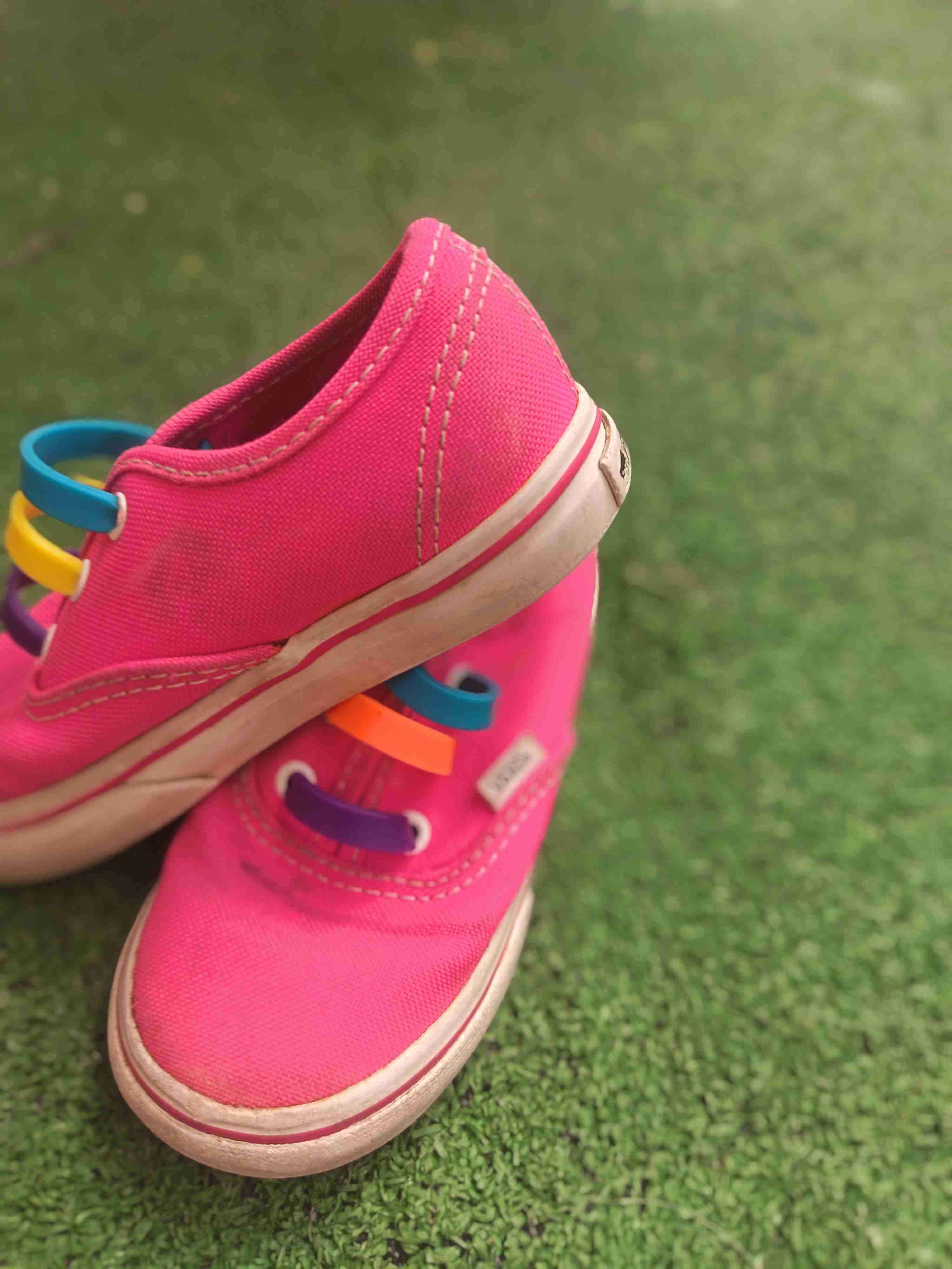 Zapatillas infantiles rosa vivo Vans - miniatura 2