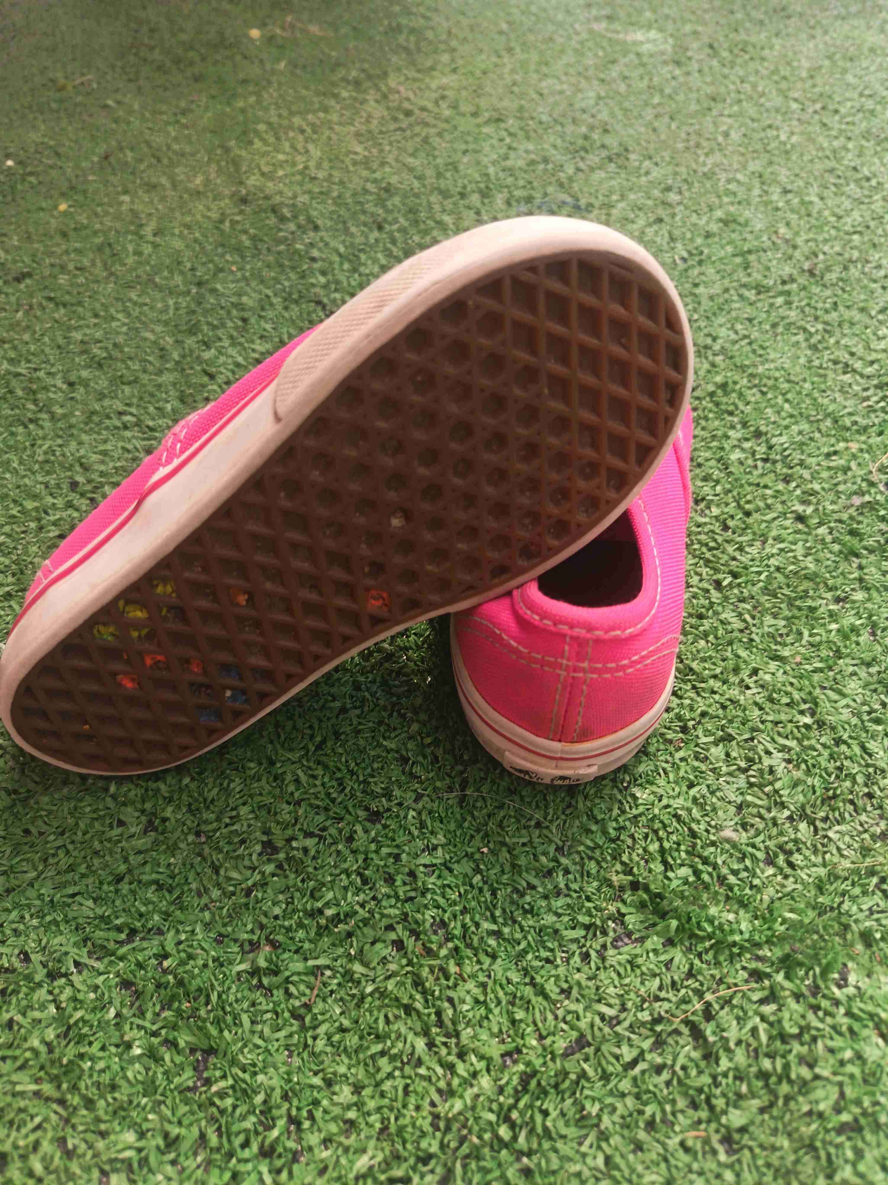 Zapatillas infantiles rosa vivo Vans - miniatura 3