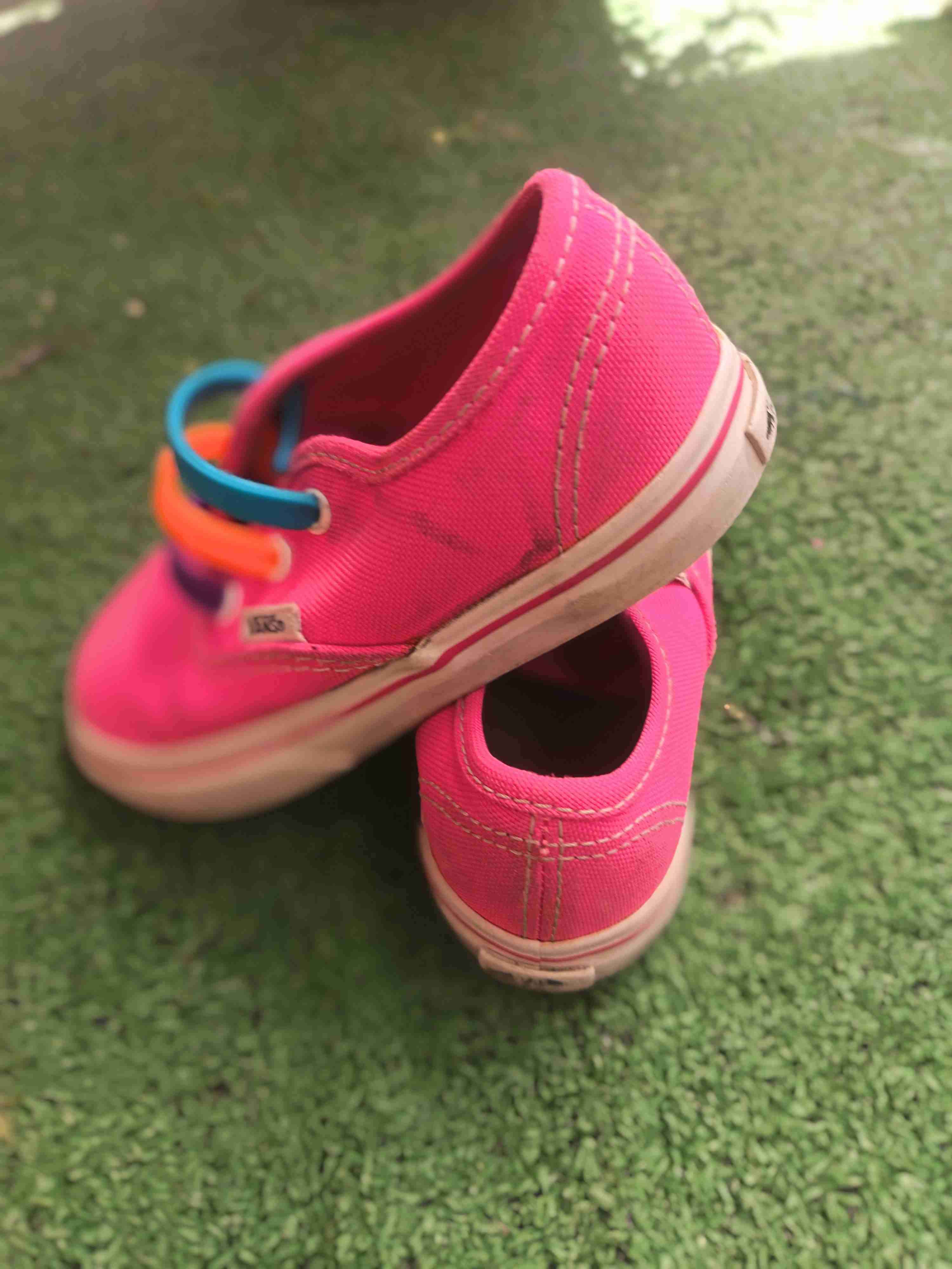 Zapatillas infantiles rosa vivo Vans - miniatura 4