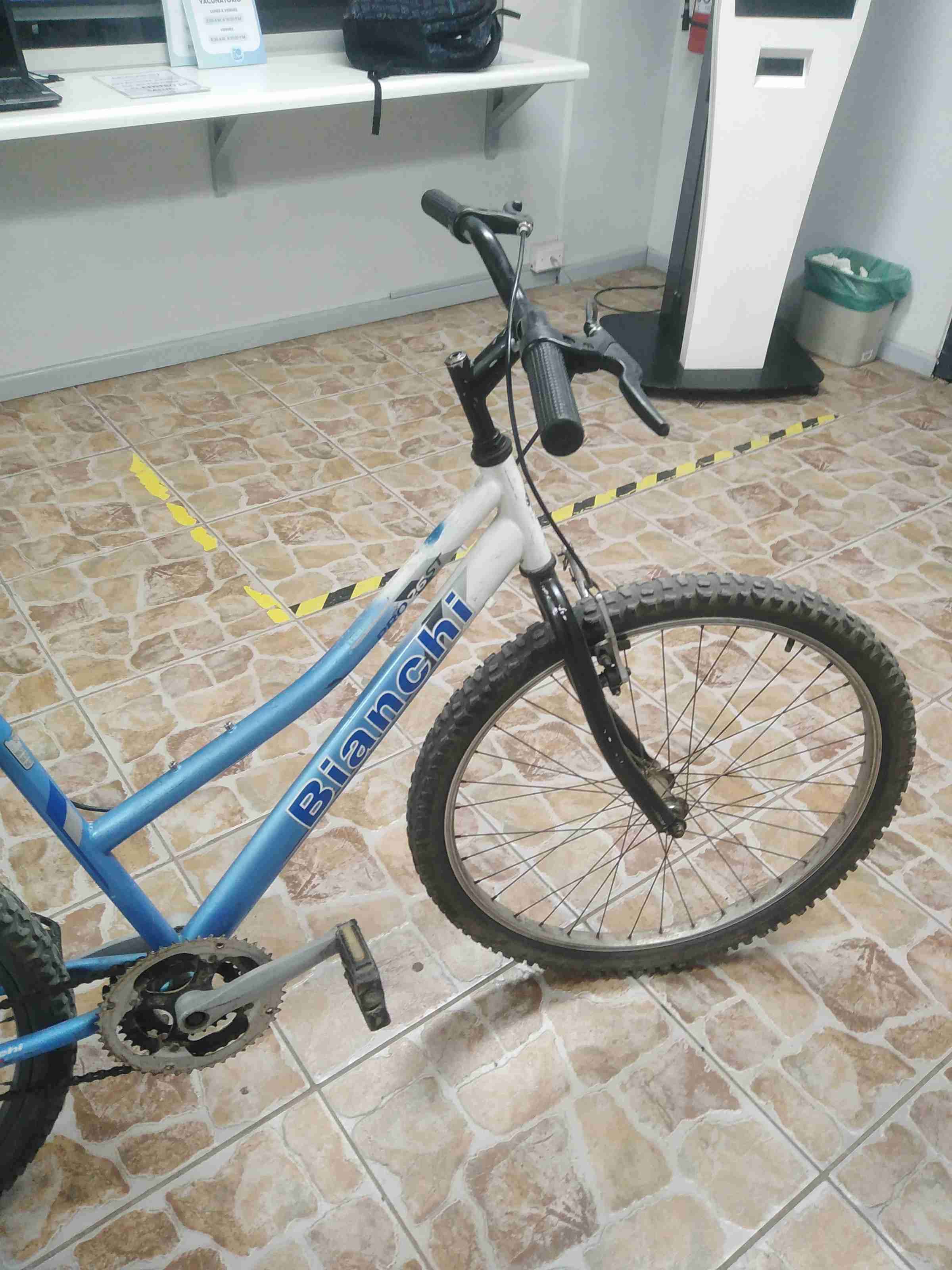 Bicicleta montaña Bianchi azul - miniatura 1