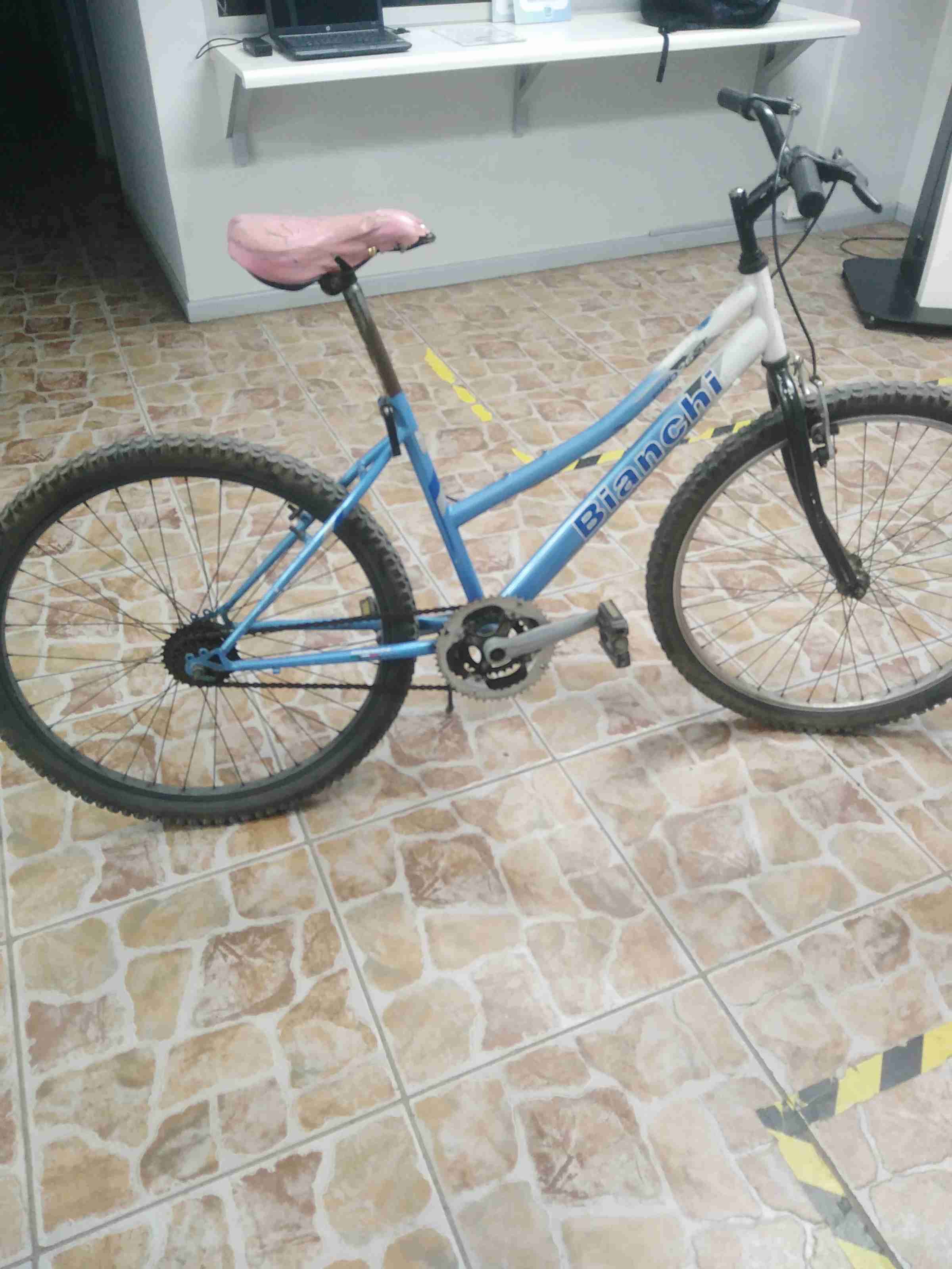 Bicicleta montaña Bianchi azul - miniatura 2