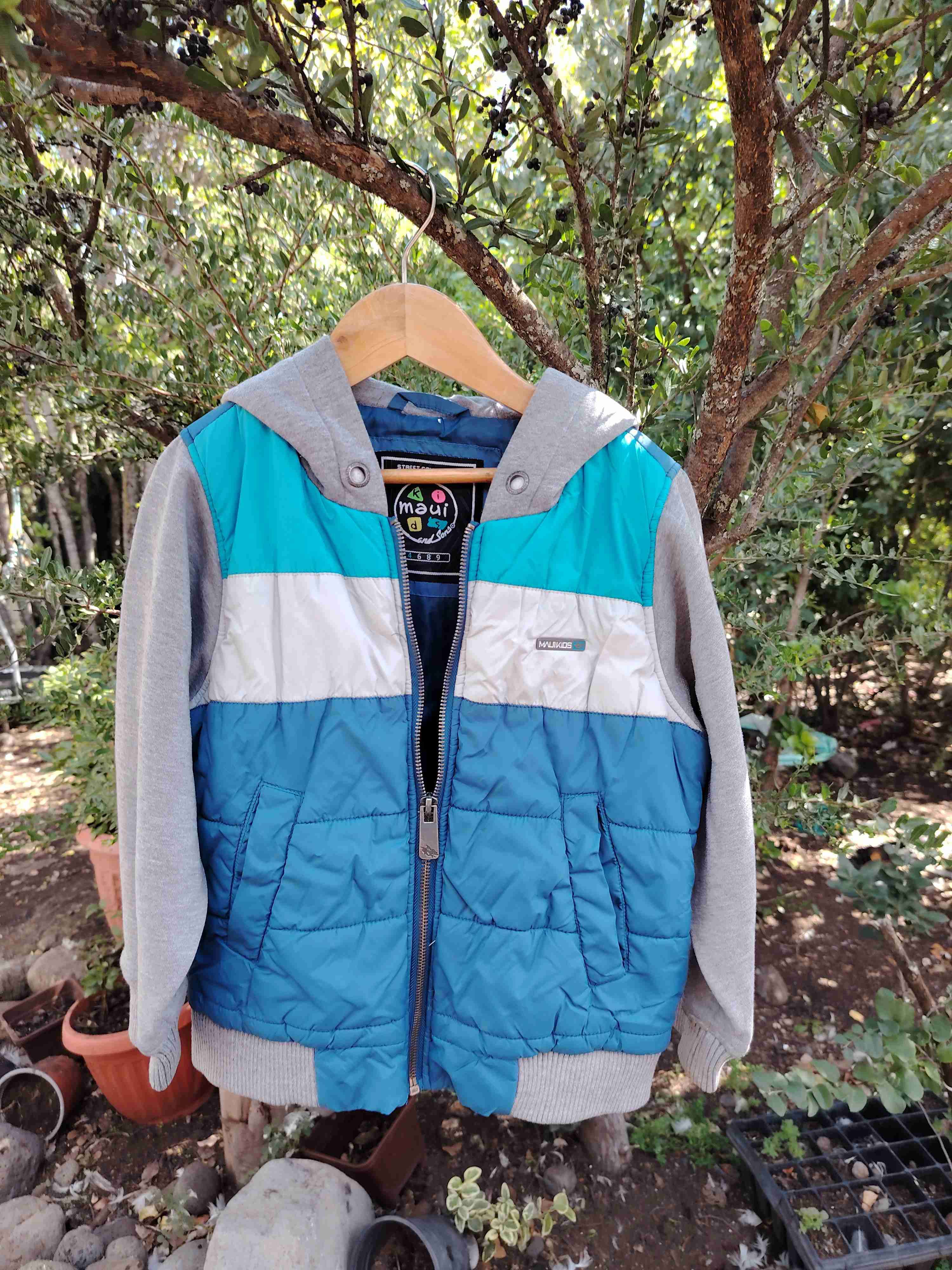 Chaqueta infantil Maui azul