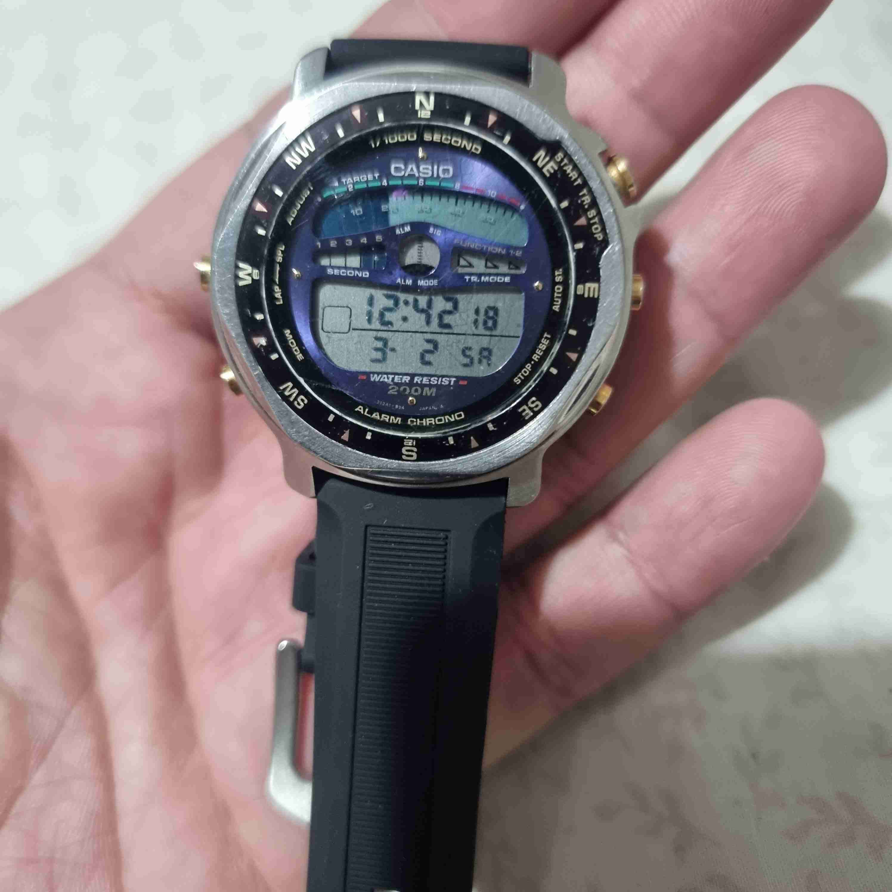 Joya Extraño Reloj CASIO STR-2000 vintaje - 2