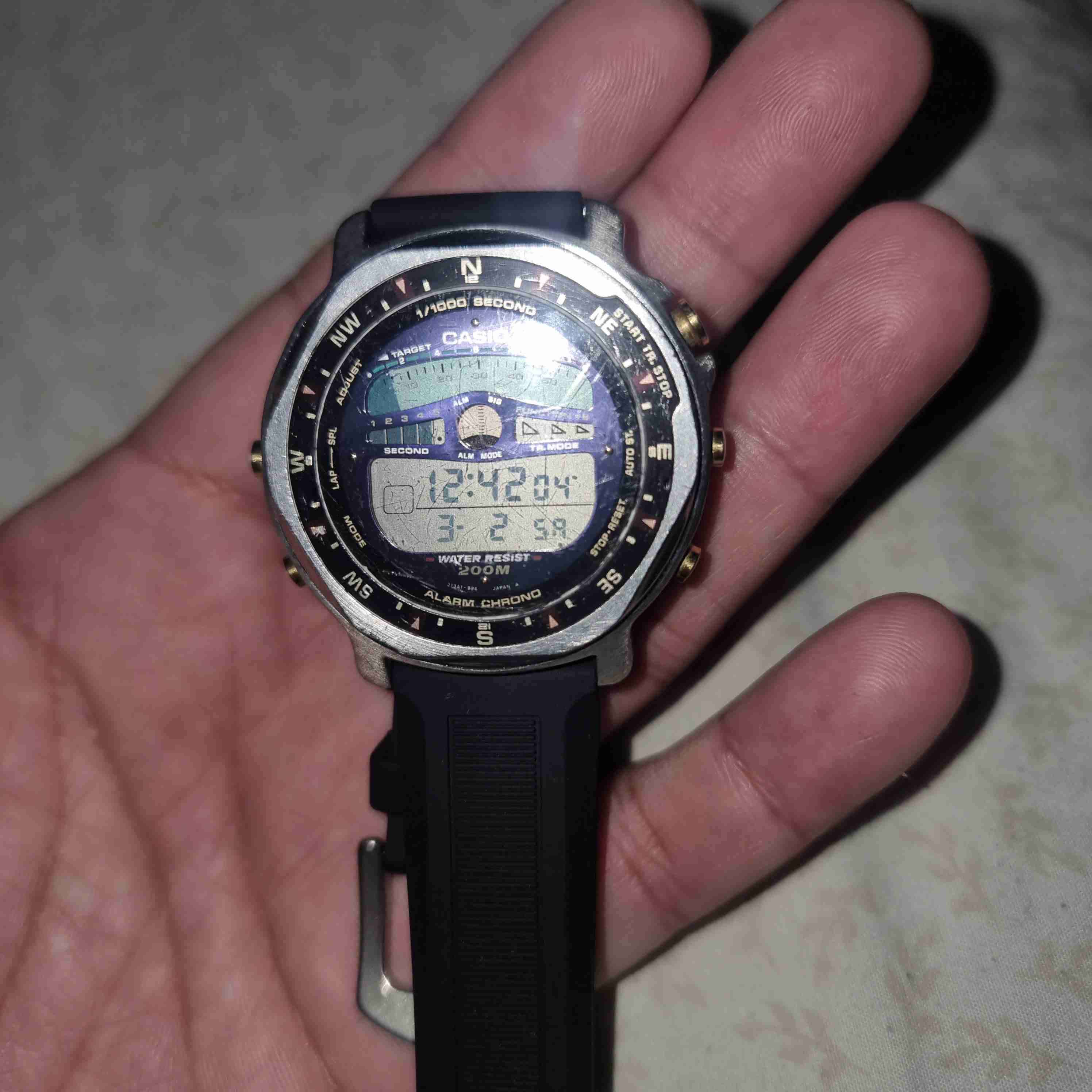 Joya Extraño Reloj CASIO STR-2000 vintaje - 3