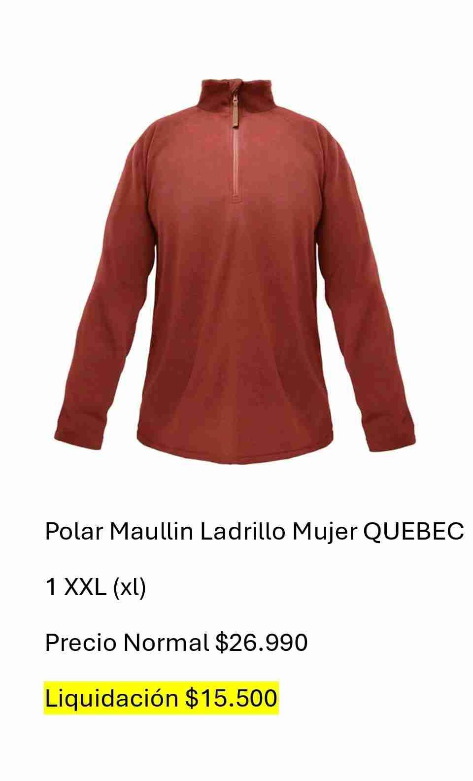 Polar ladrillo mujer XXL