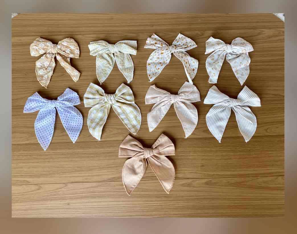 Set de lazos de tela para  el cabello - miniatura 1