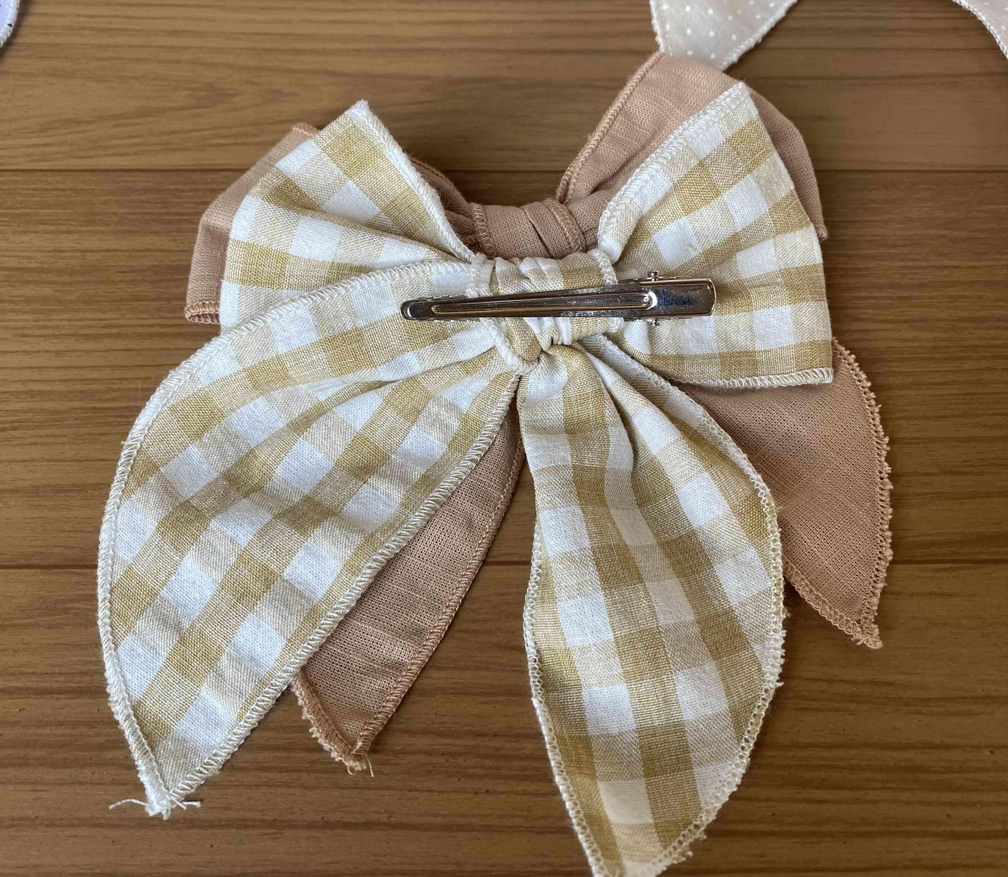 Set de lazos de tela para  el cabello - miniatura 2