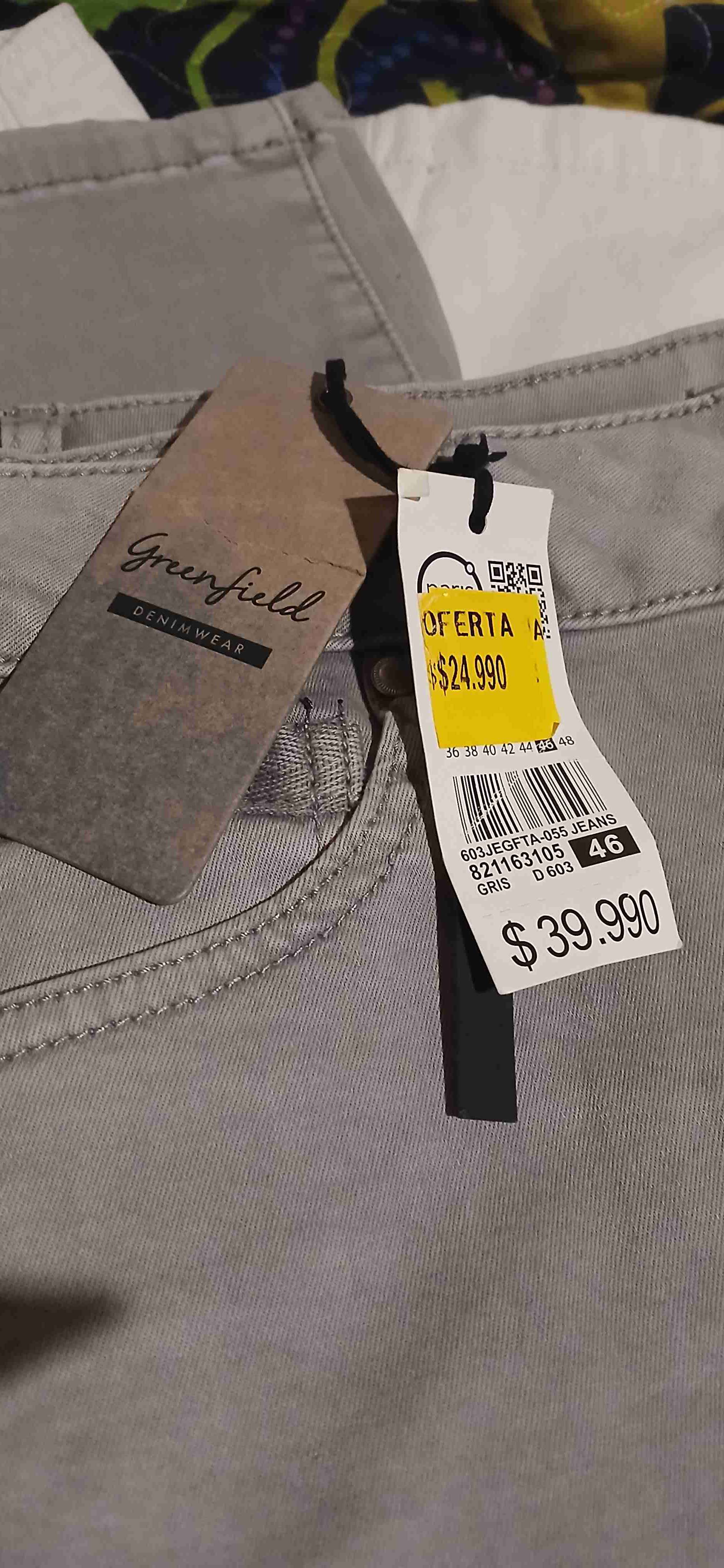 Jeans grises Greenfield - 1