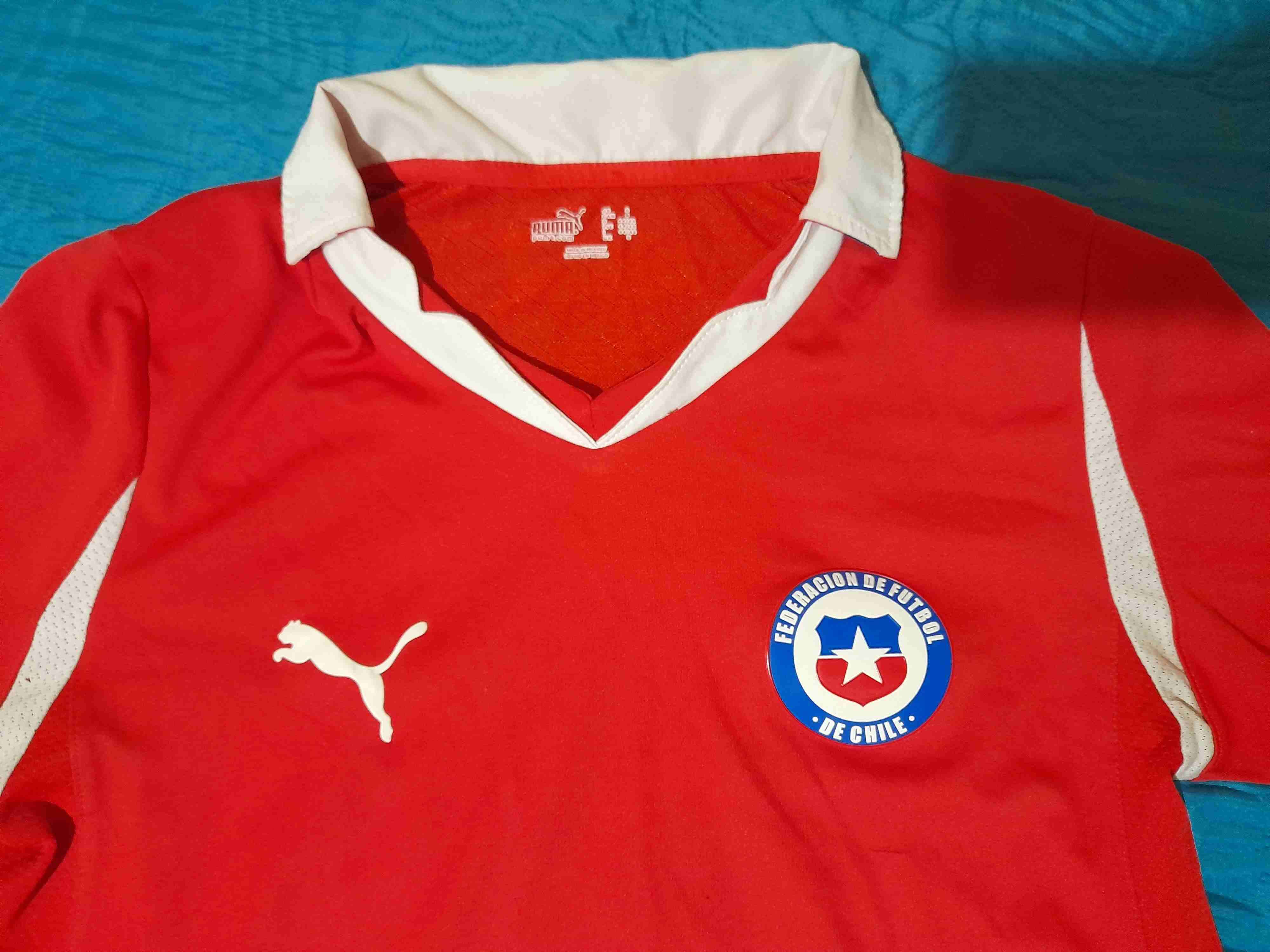 Camiseta roja selección chilena mas gorro copa - miniatura 2