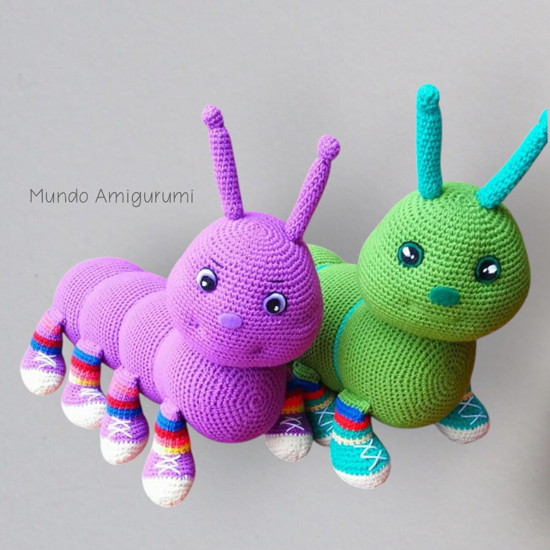 Oruga amigurumi requetepatitas - 3