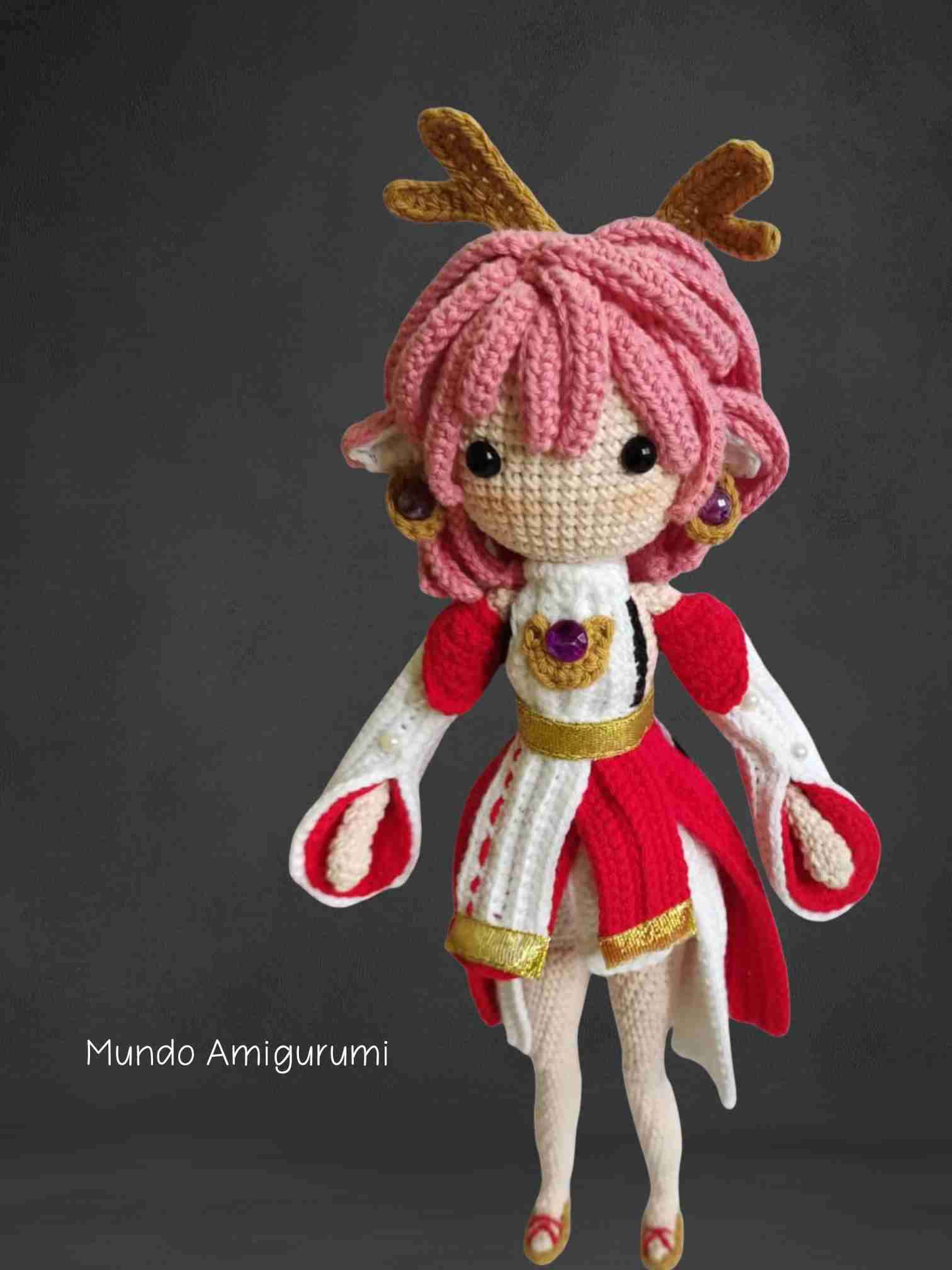Muñeco amigurumi yae miko - miniatura 1