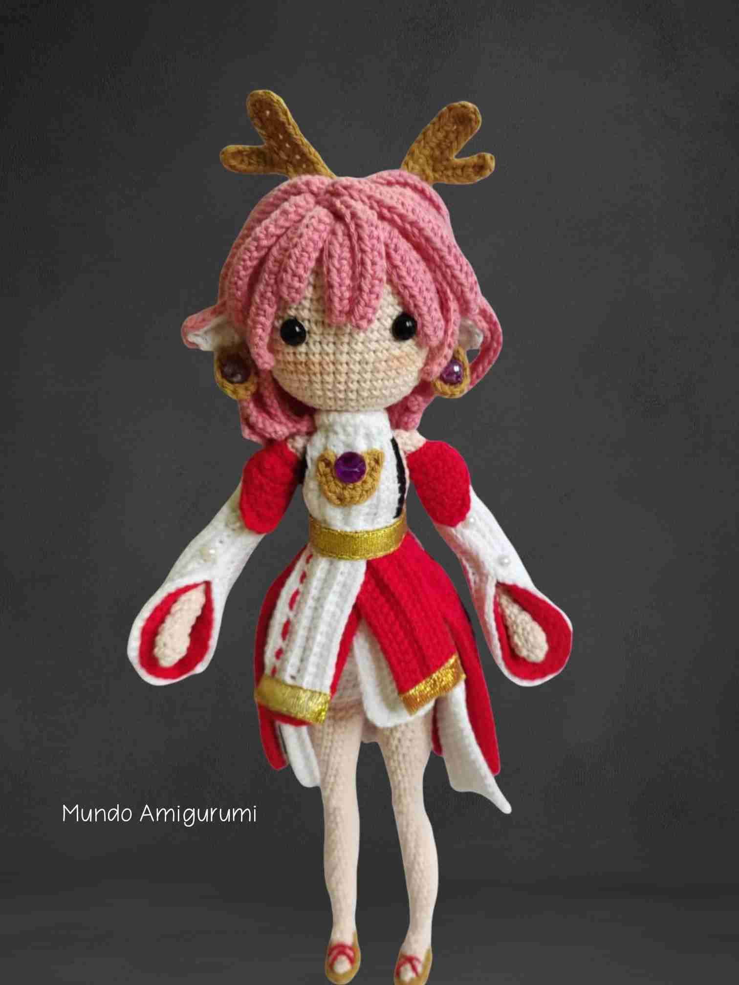 Muñeco amigurumi yae miko - miniatura 2