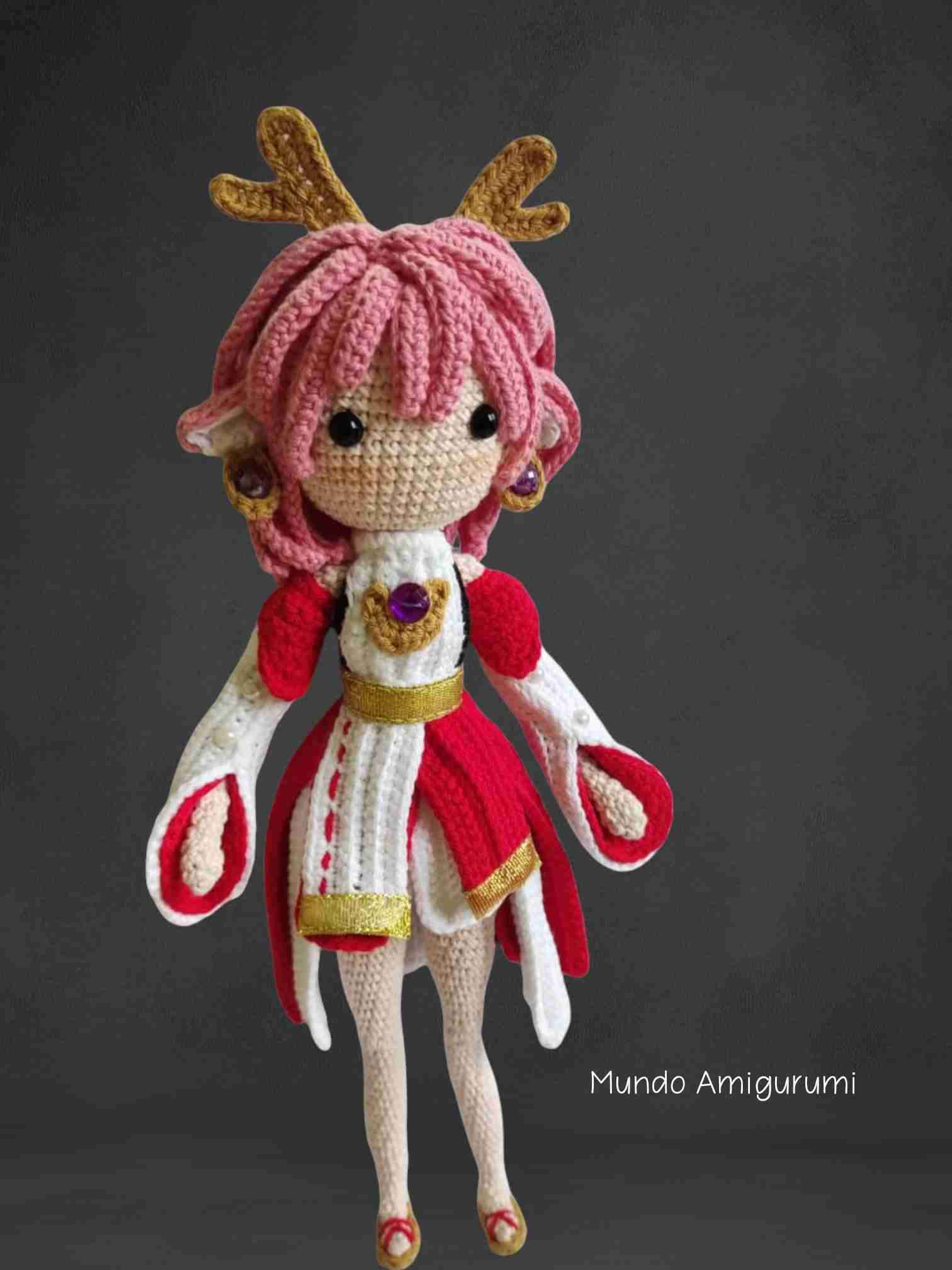 Muñeco amigurumi yae miko - miniatura 3