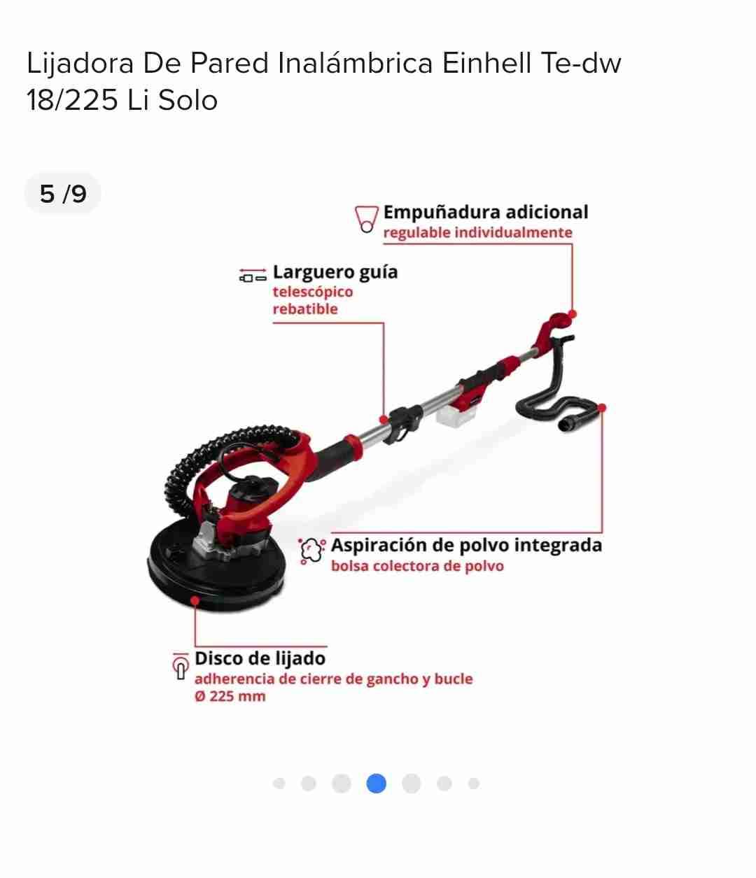 Lijadora de Pared Inalámbrica Einhell - miniatura 1