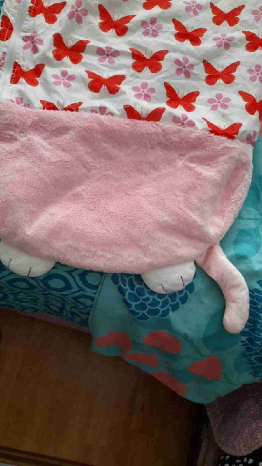 Saco de dormir infantil rosado Happy Nappers - miniatura 3