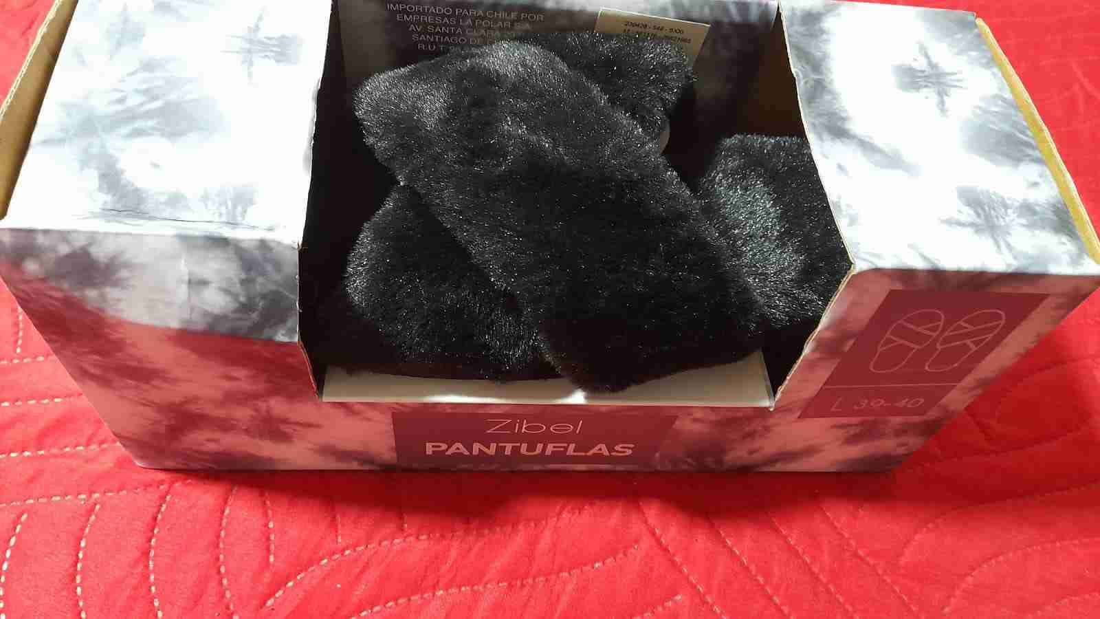 Pantuflas negras Zibel nuevas - miniatura 1
