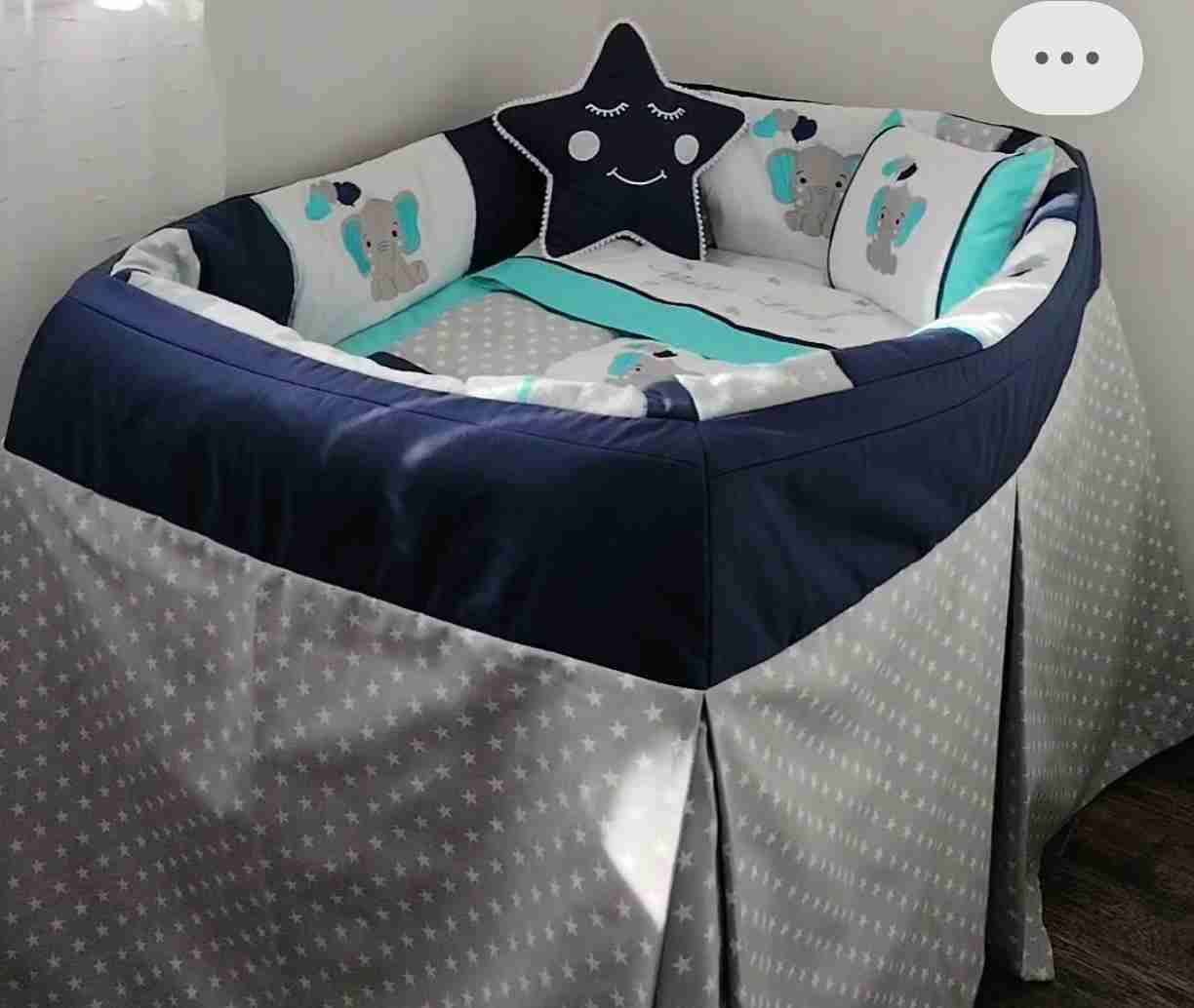 Cuna corral con faldón (sin Cojines) - miniatura 4