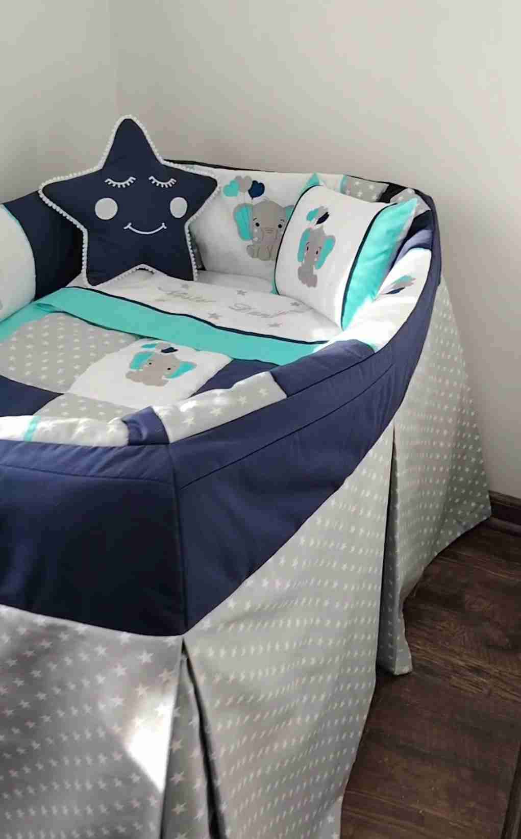 Cuna corral con faldón (sin Cojines) - miniatura 5