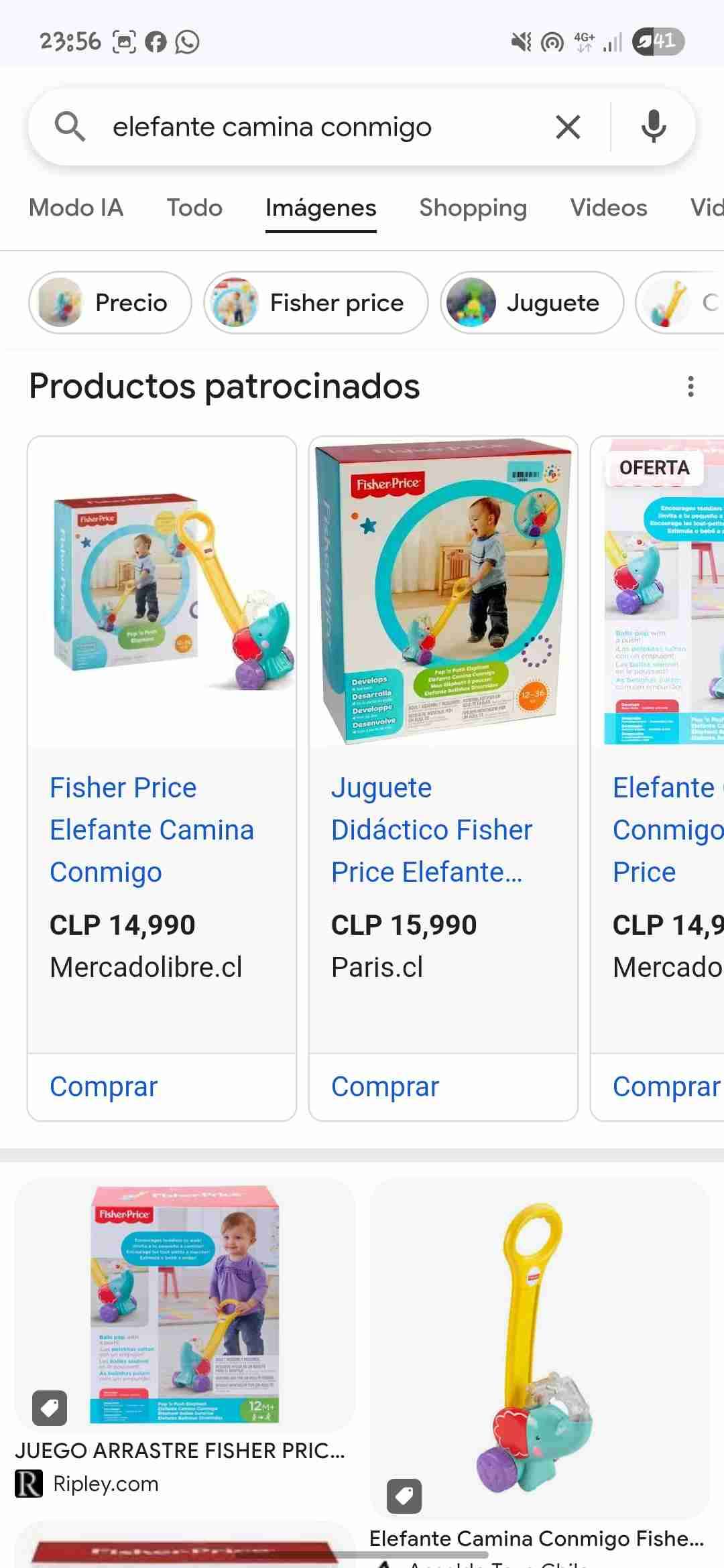 Andador Fisher-Price Elefante - 3