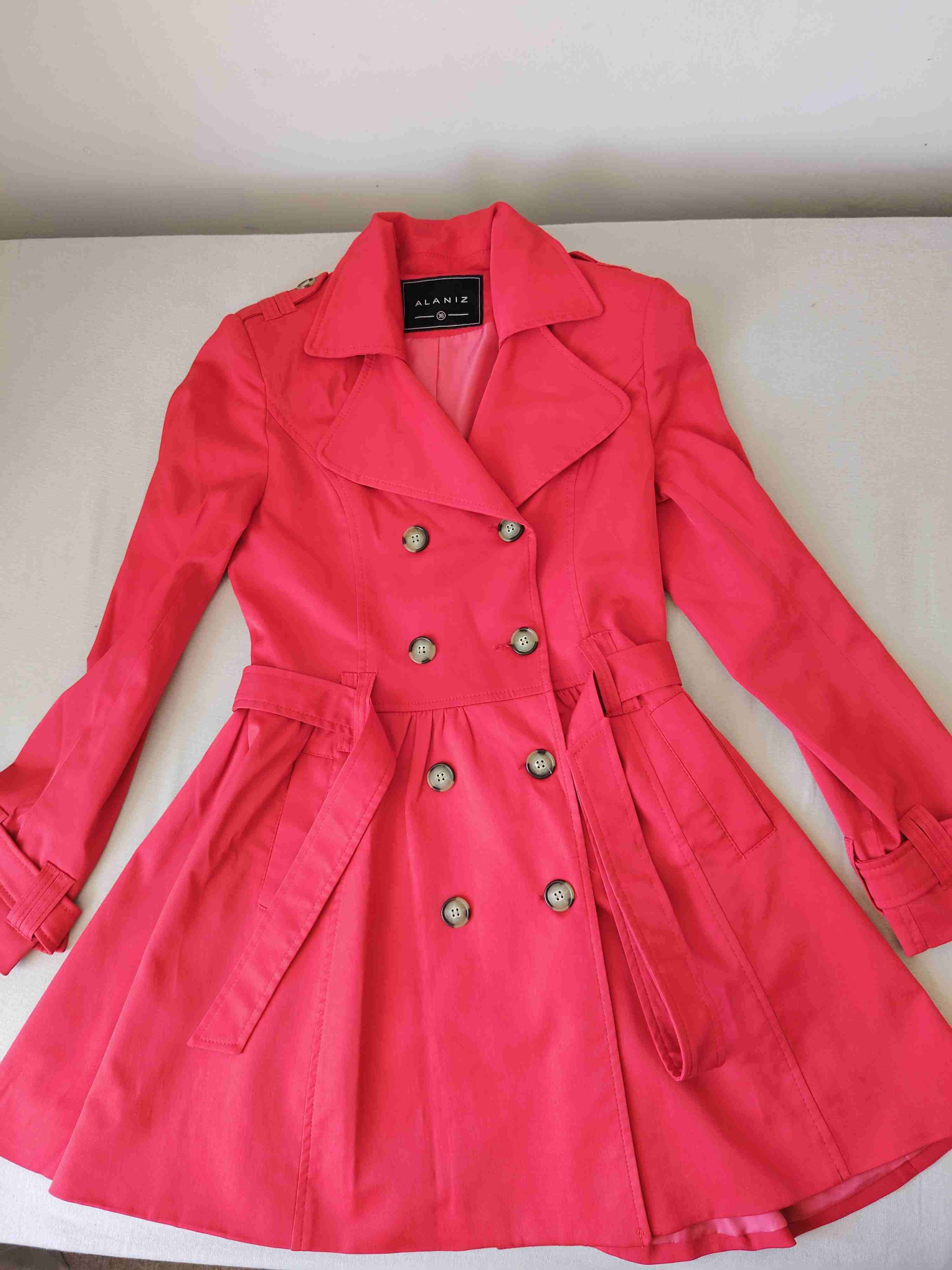 Abrigo rosa Alaniz doble botón