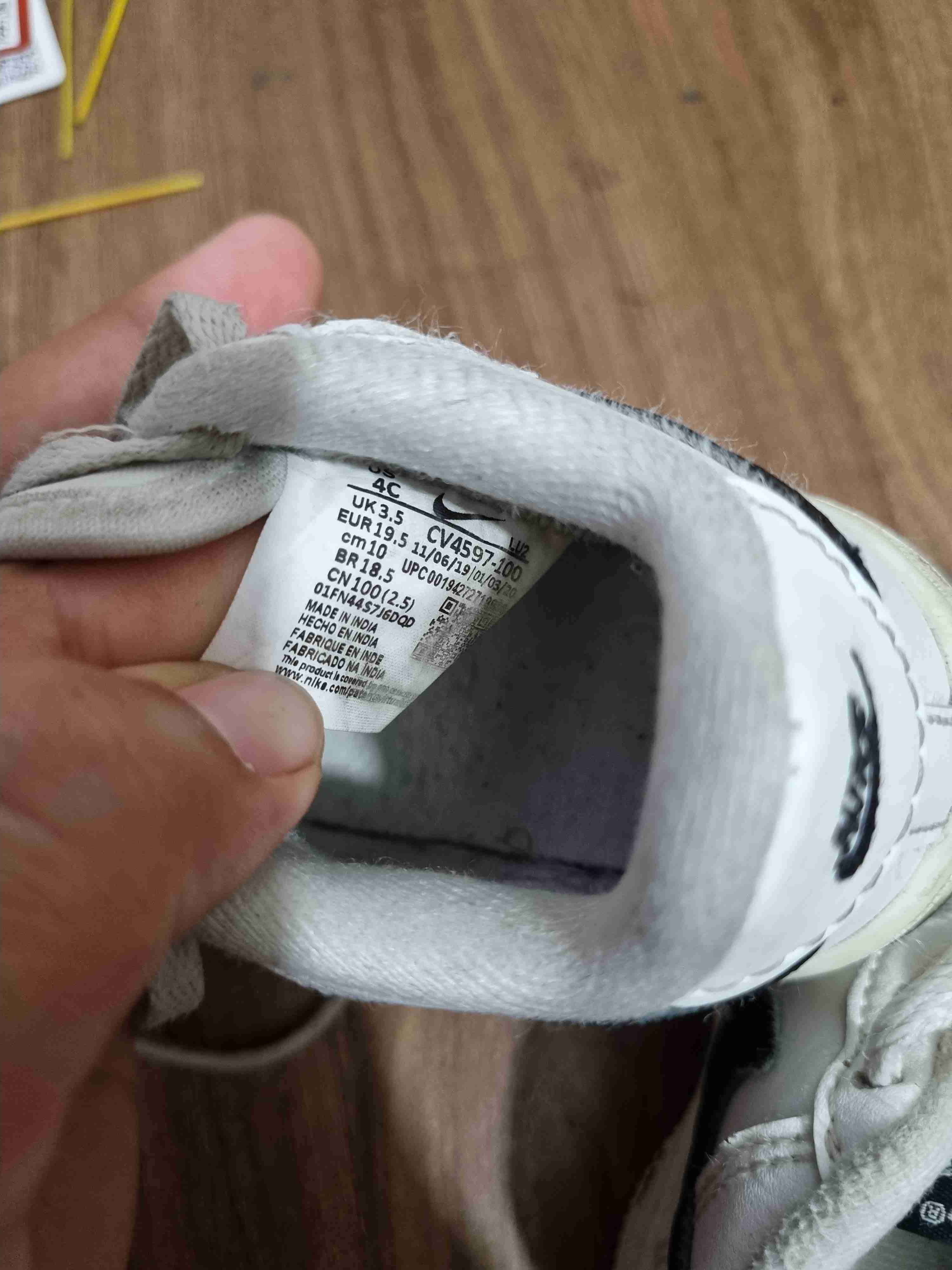 Zapatillas blancas Nike niño n19,5 - miniatura 3