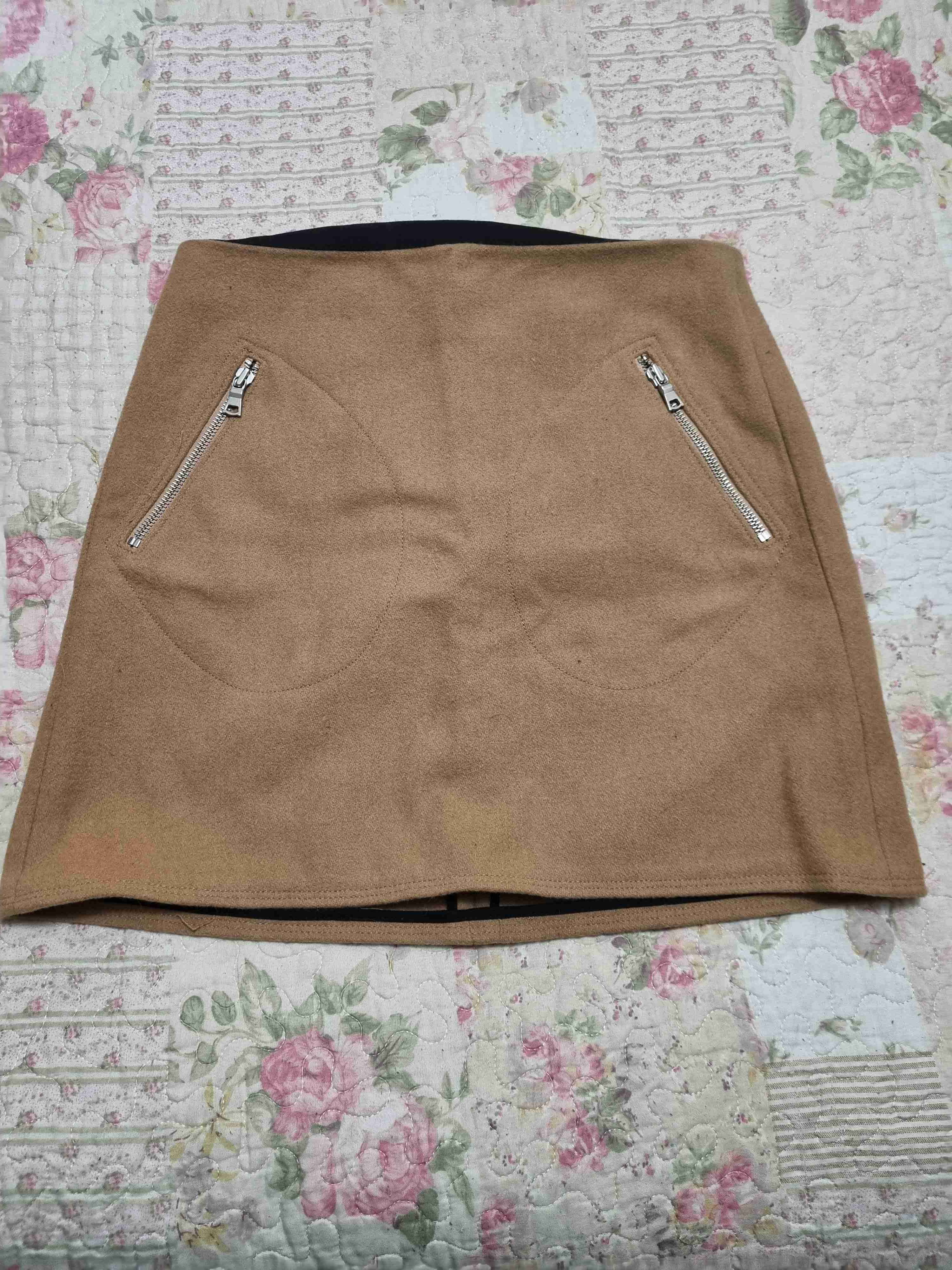 Falda corta color camel Gap xxs - 1