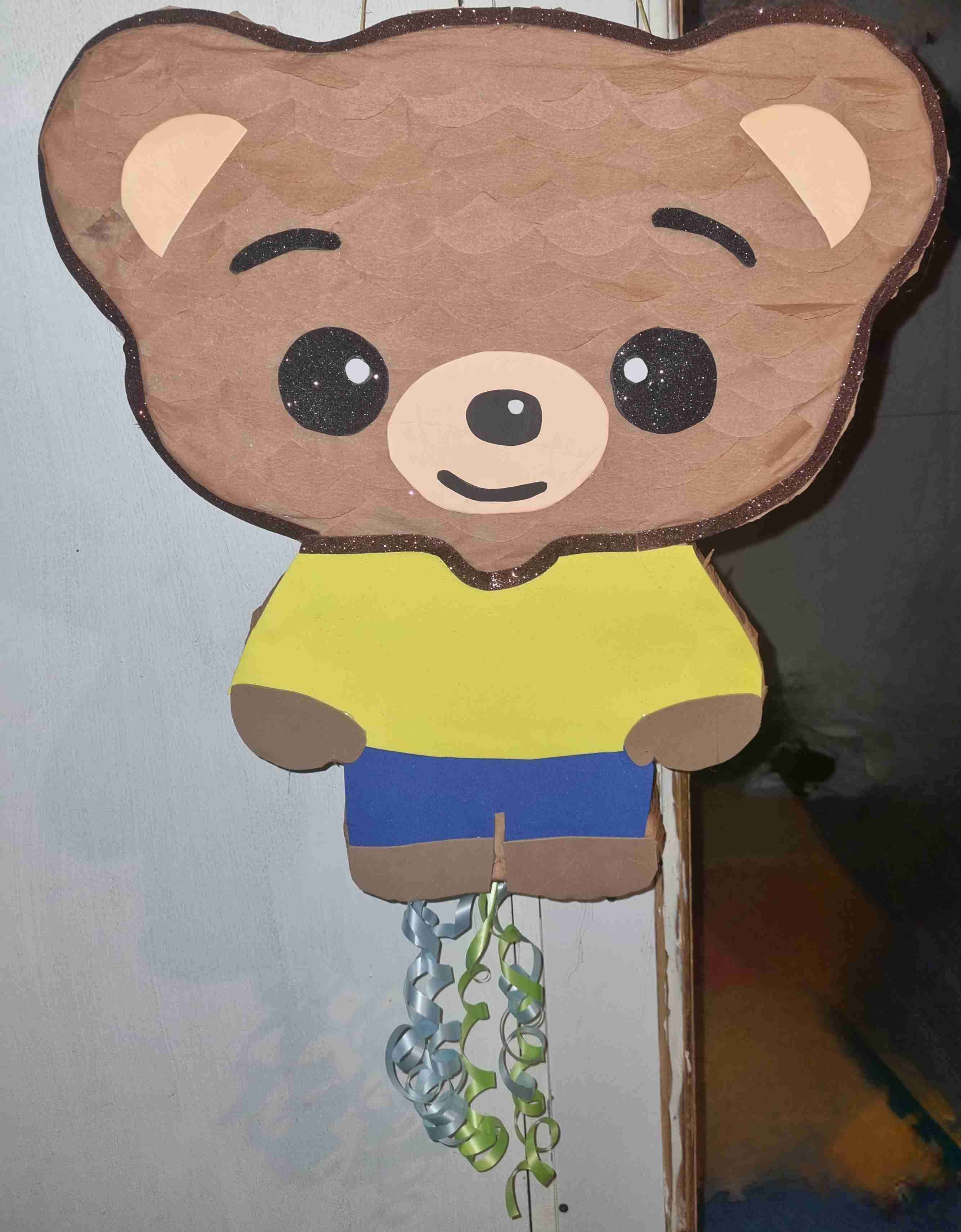 Piñata de oso artesanal - miniatura 1