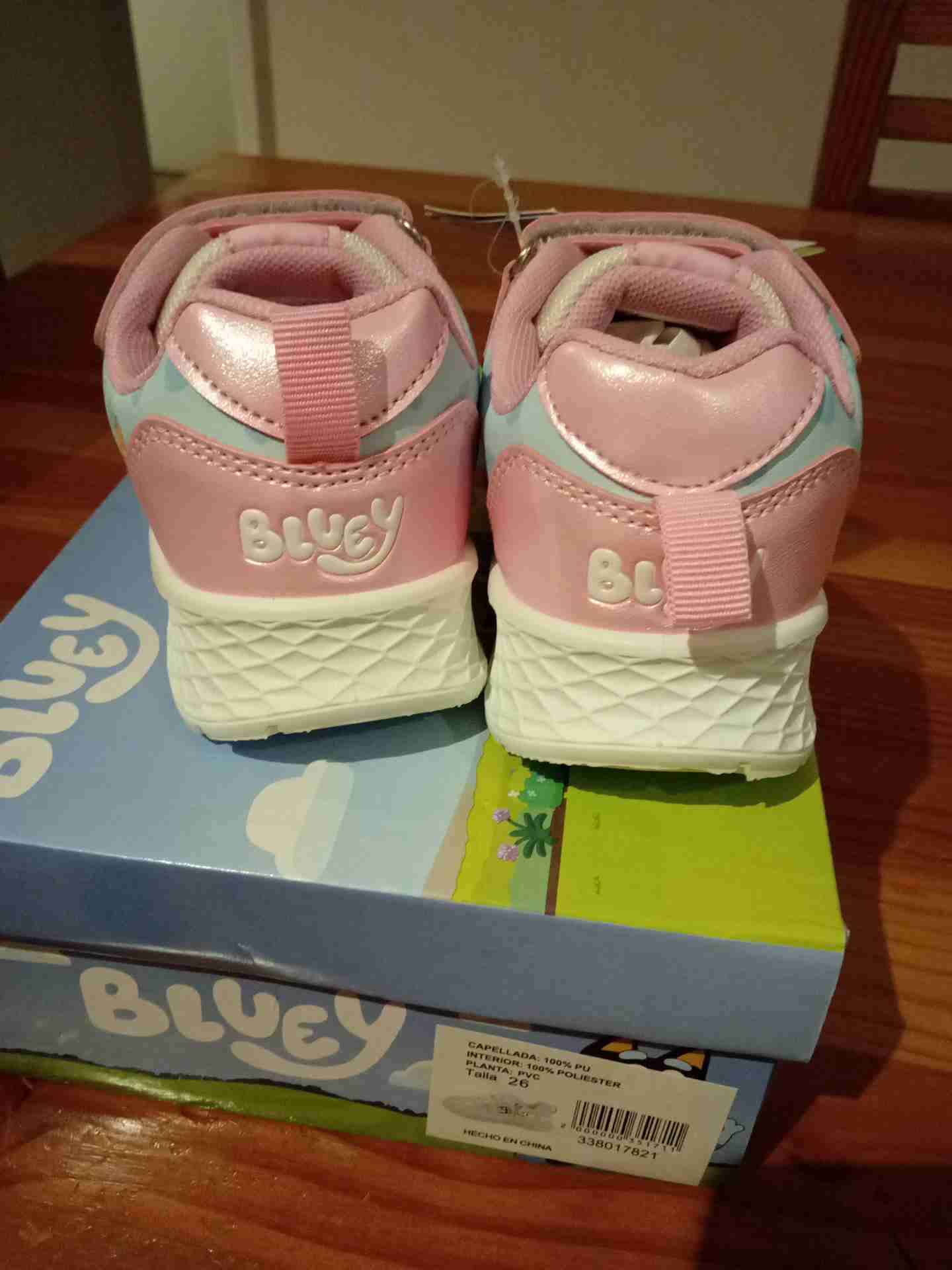 Zapatillas infantiles Bluey rosadas Moletto 28 - miniatura 3
