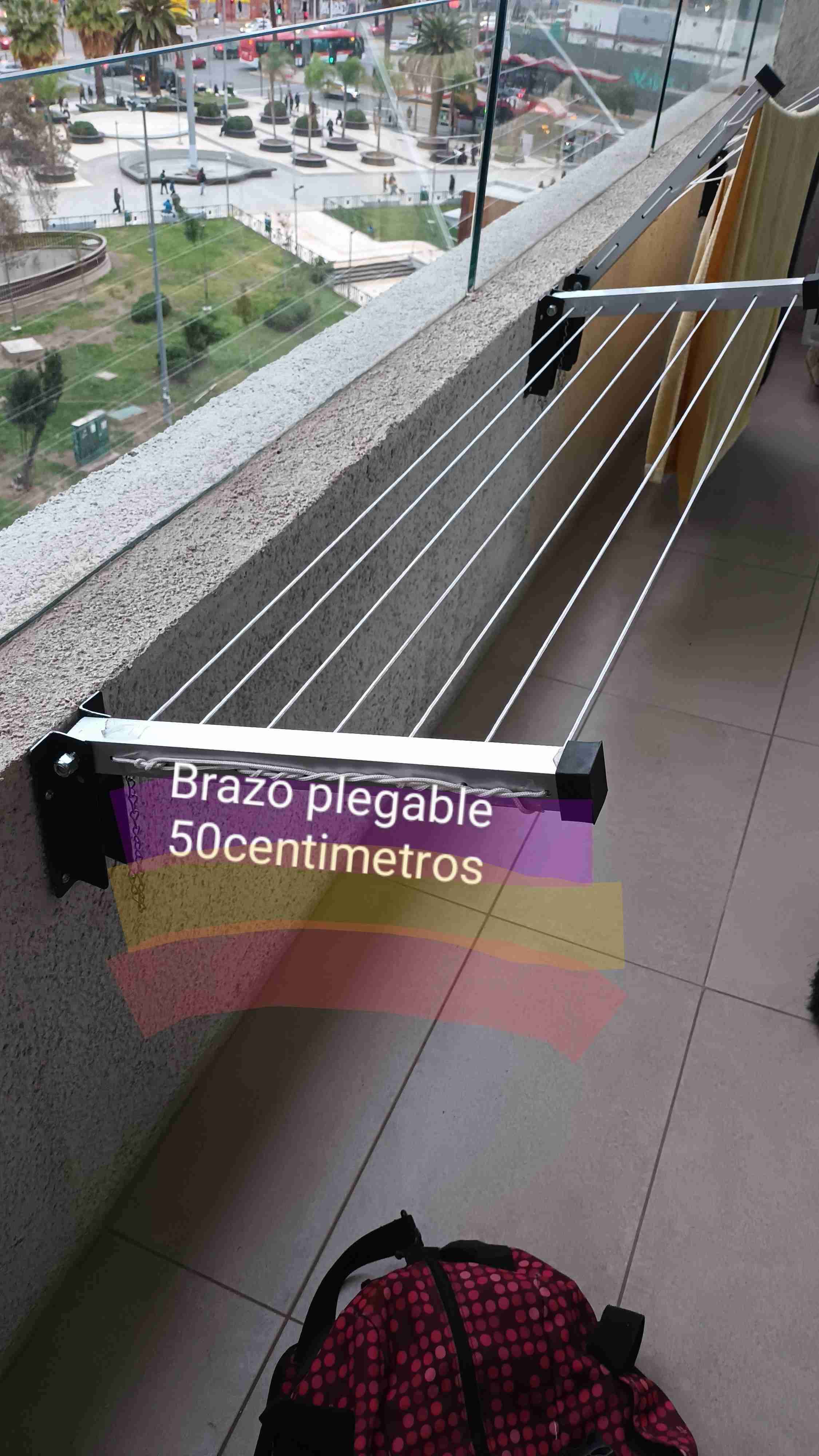 Brazos plegables para tendedero - miniatura 2