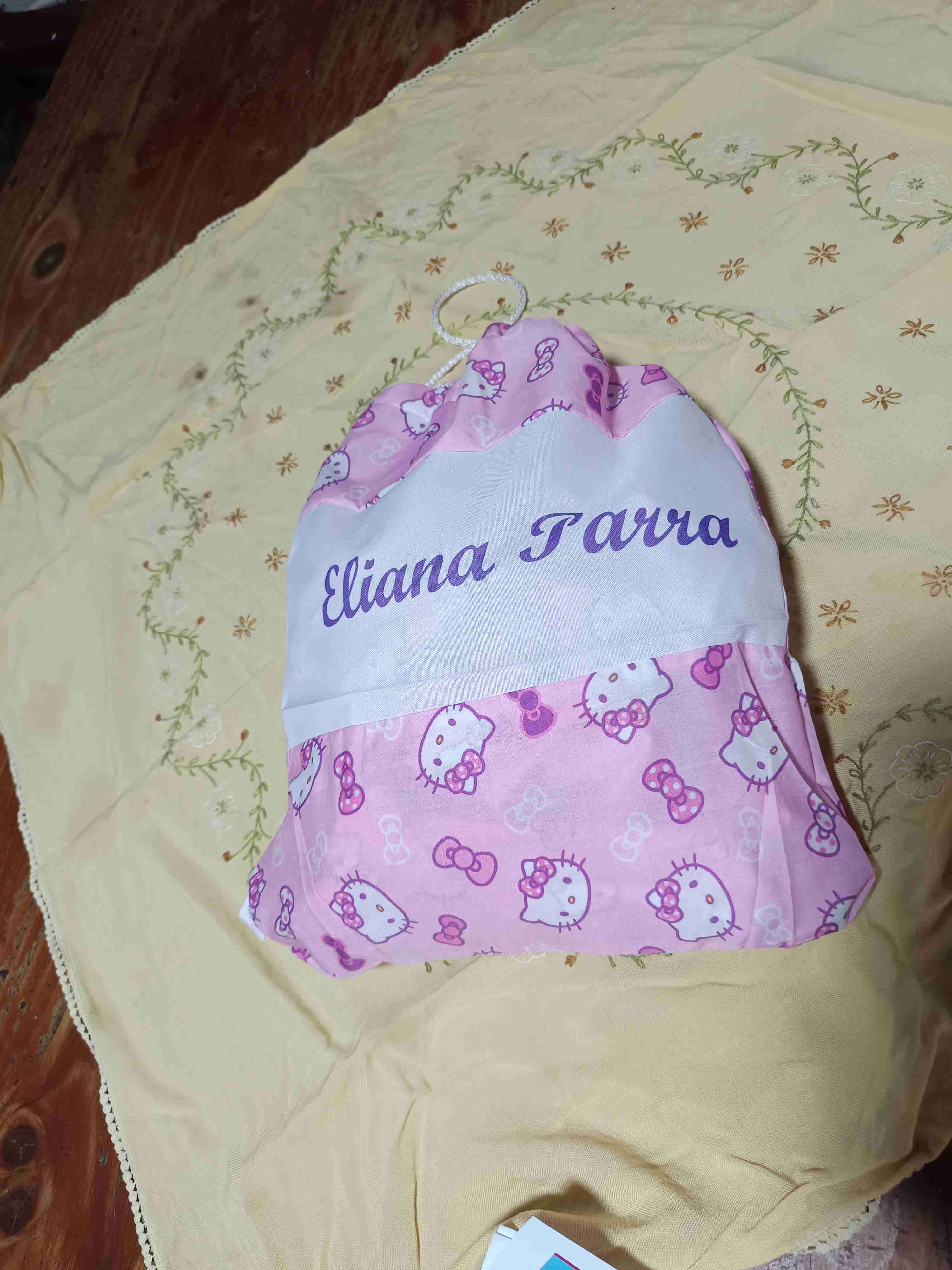 Bolsa con sábanas  personalizada. - miniatura 1