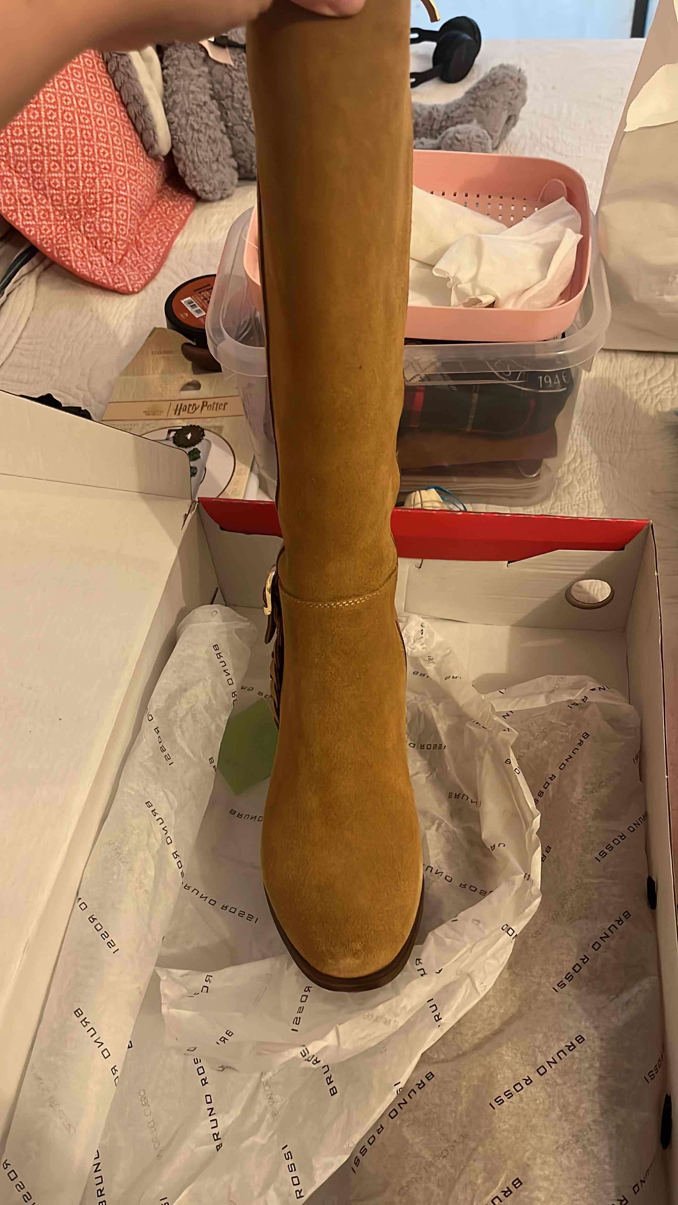 Botas largas gamuza - miniatura 1