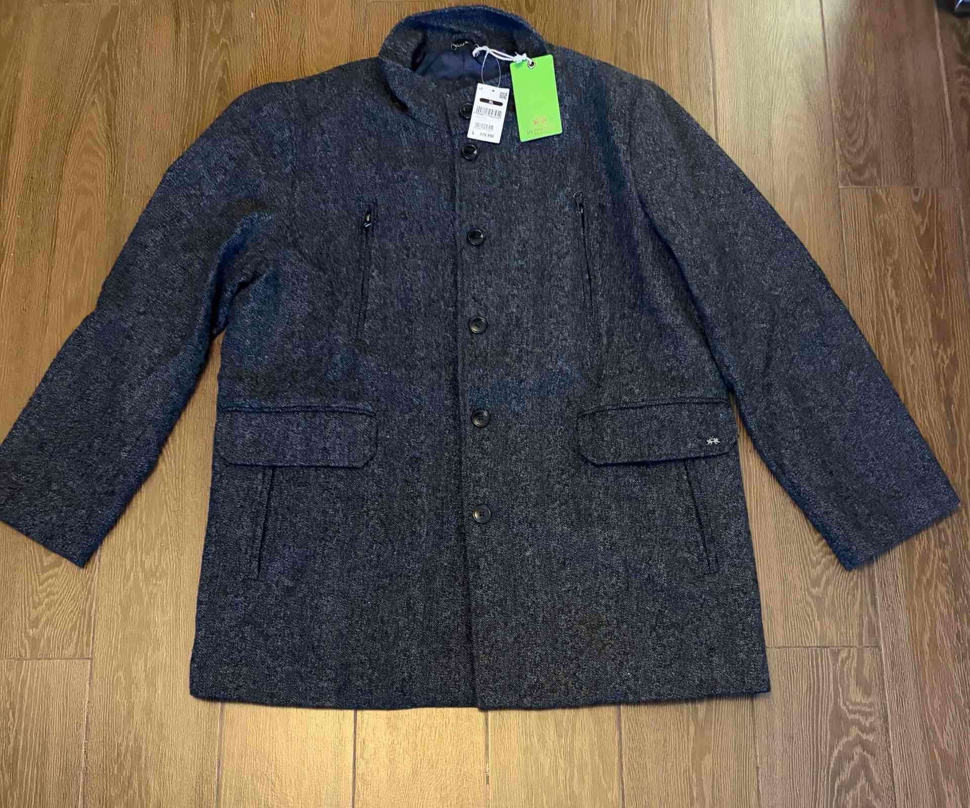 Abrigo, mongomeri gris XL. La Martina