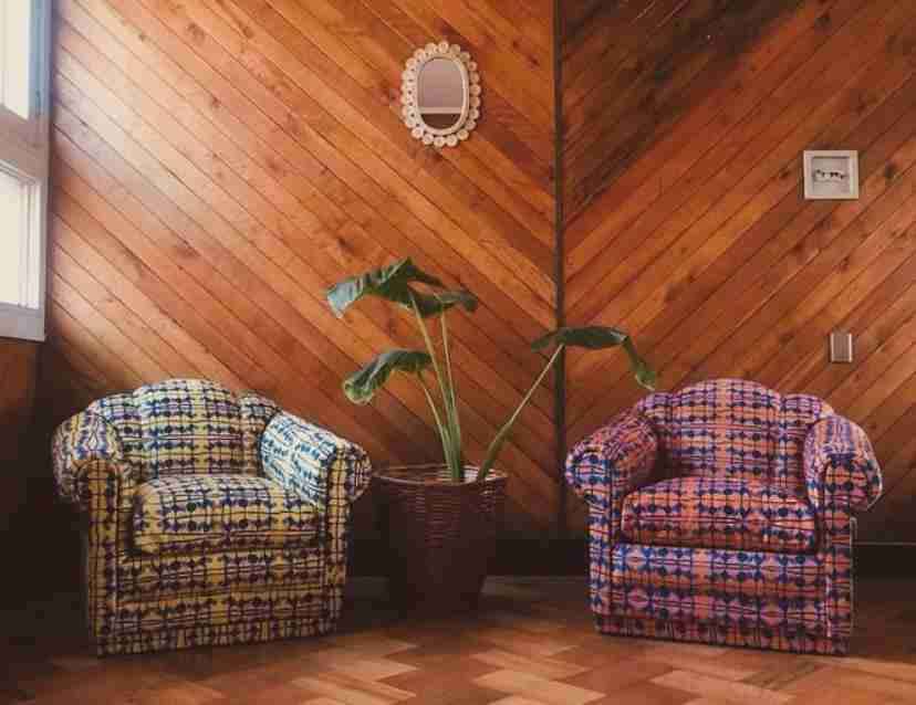 Juego de sillones estampados - 1