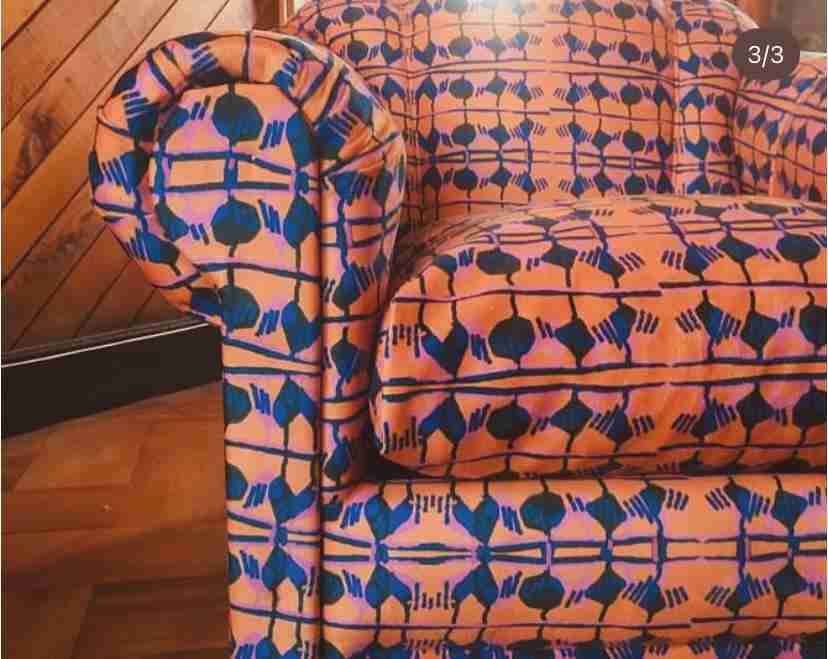 Juego de sillones estampados - 2