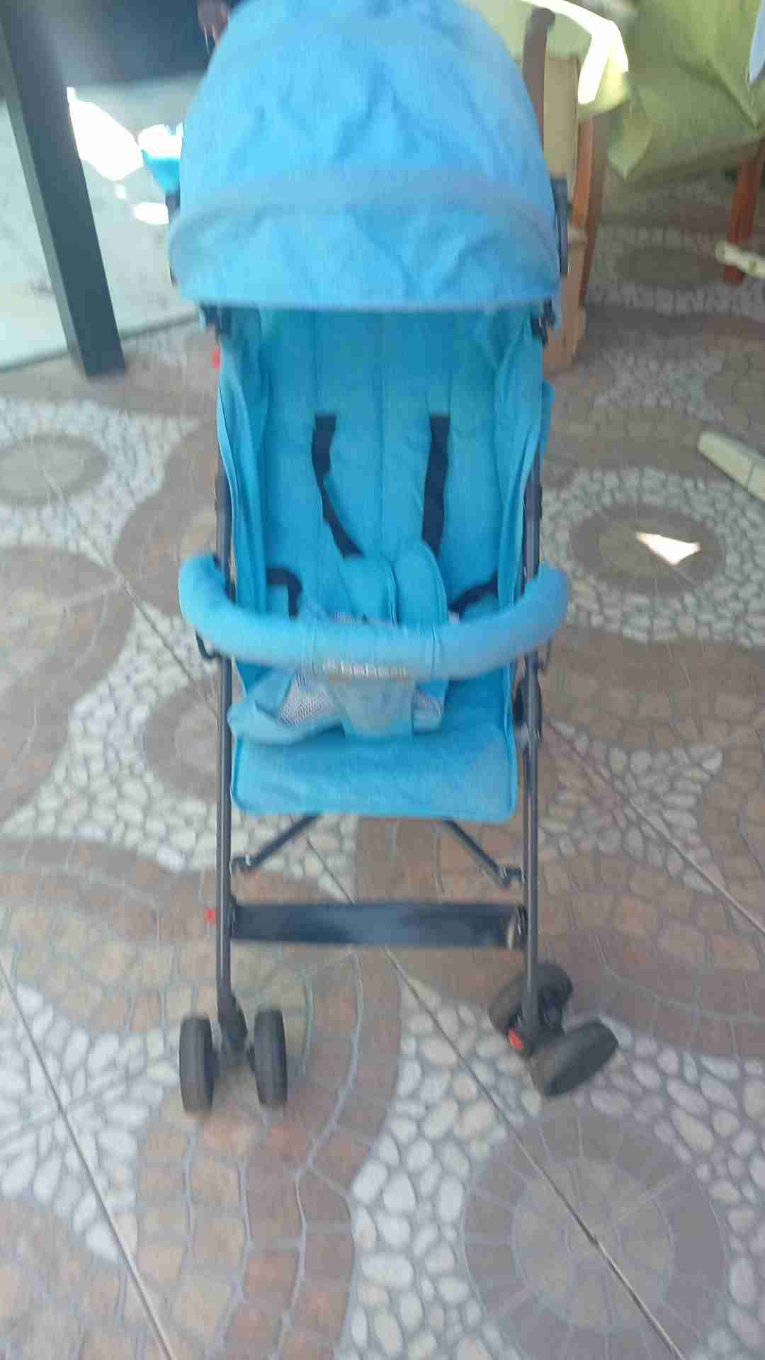 Coche de paseo plegable negro - miniatura 6