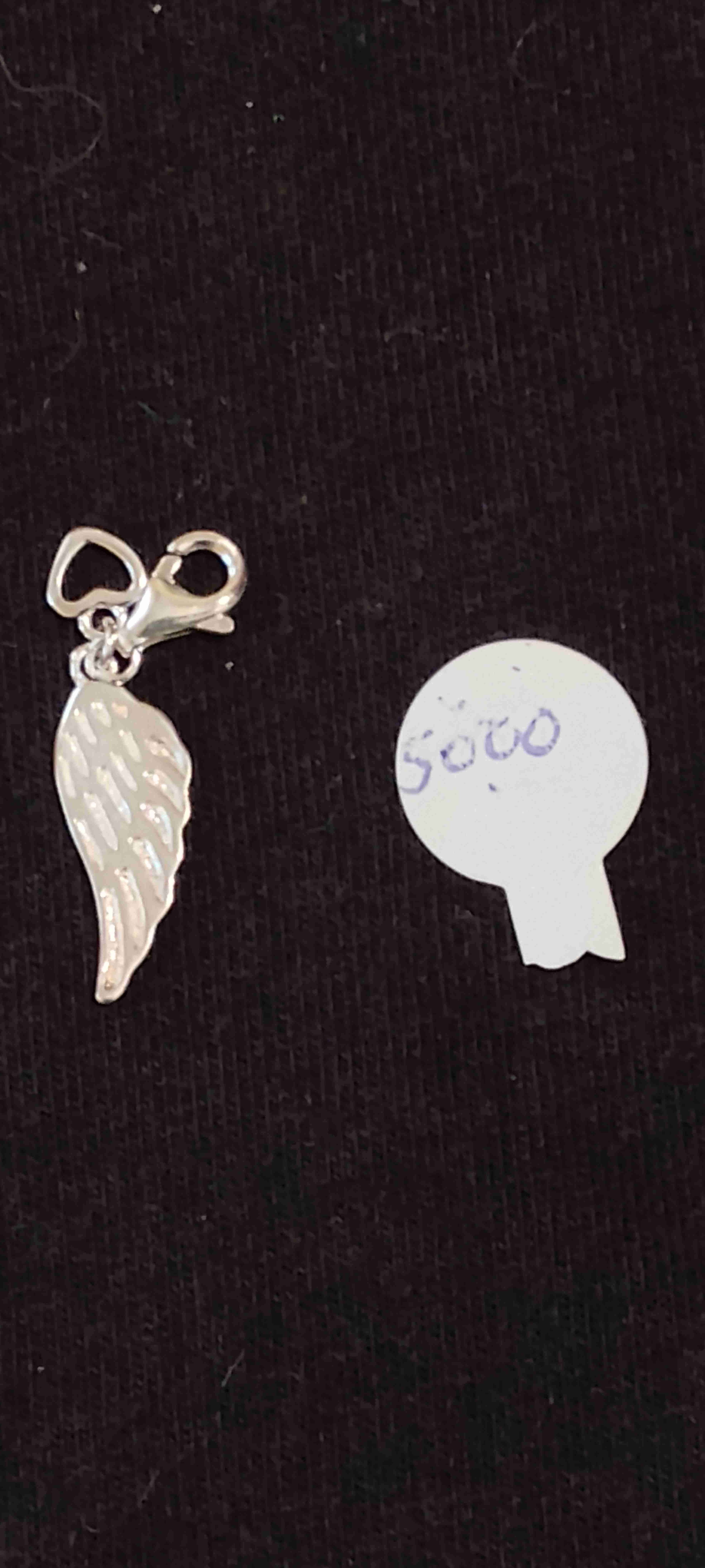 Colgante ala de plata - 1