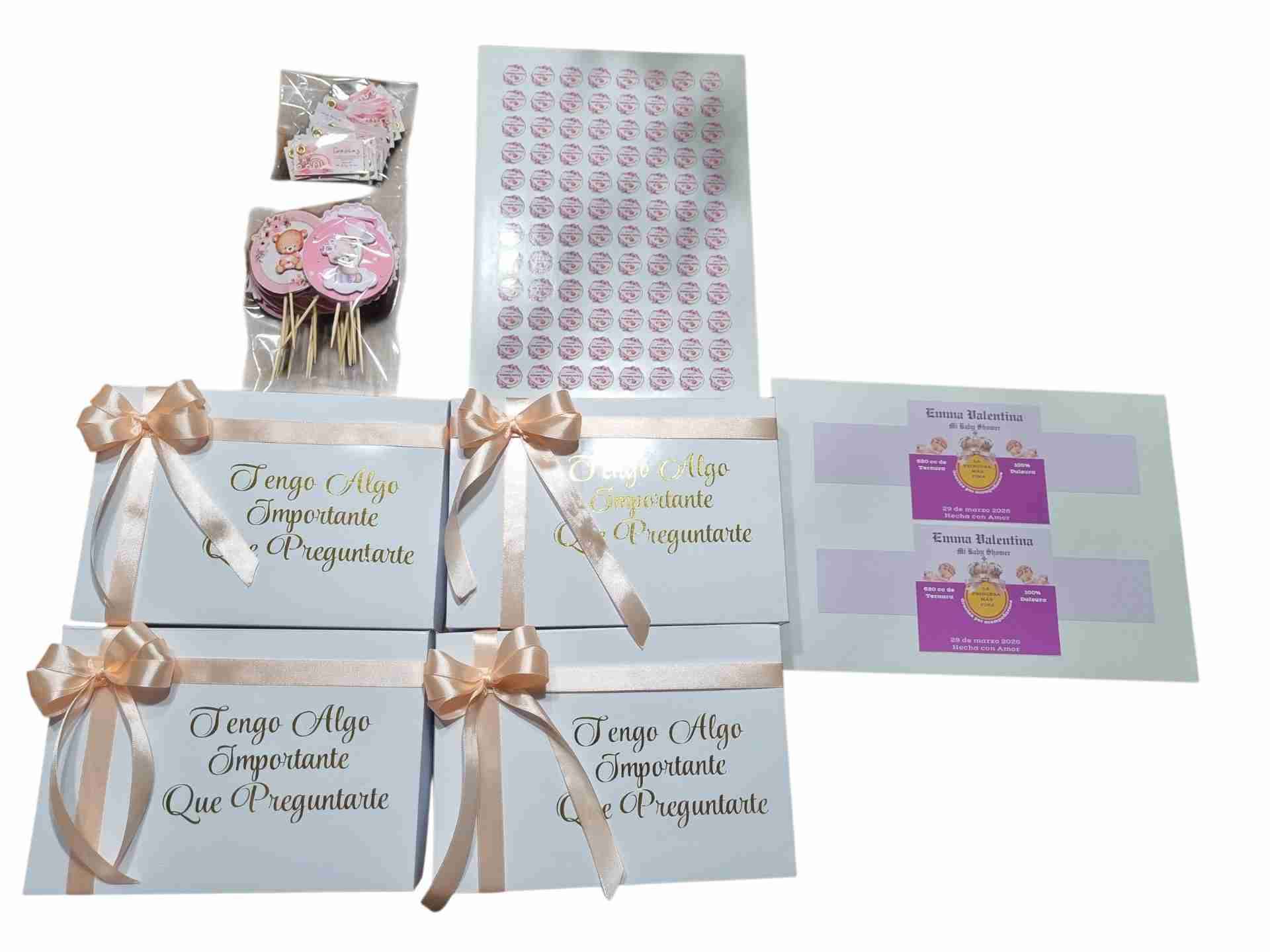 Set de decoración para baby shower - miniatura 1