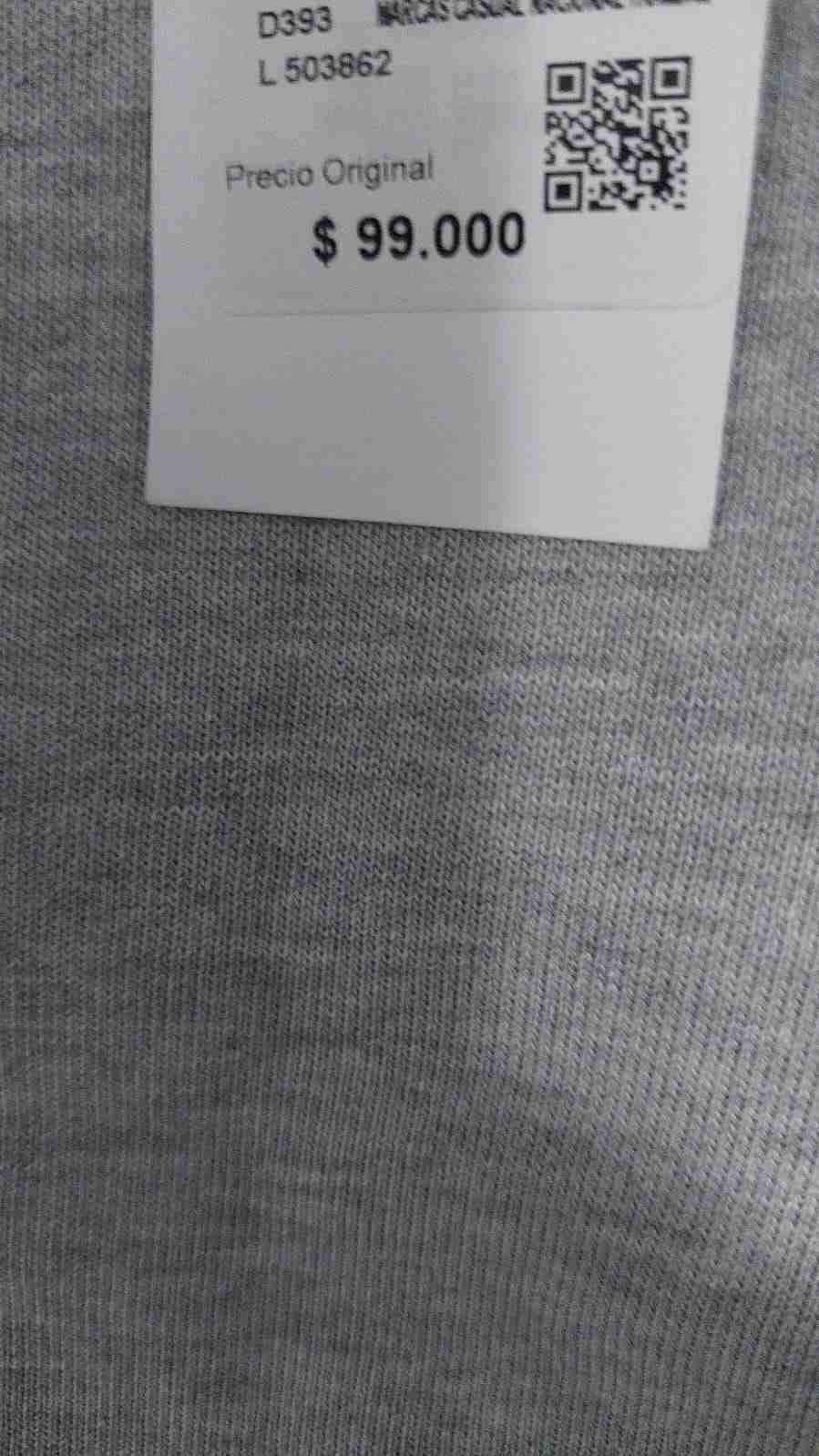 Polerón gris marca Lacoste - miniatura 5