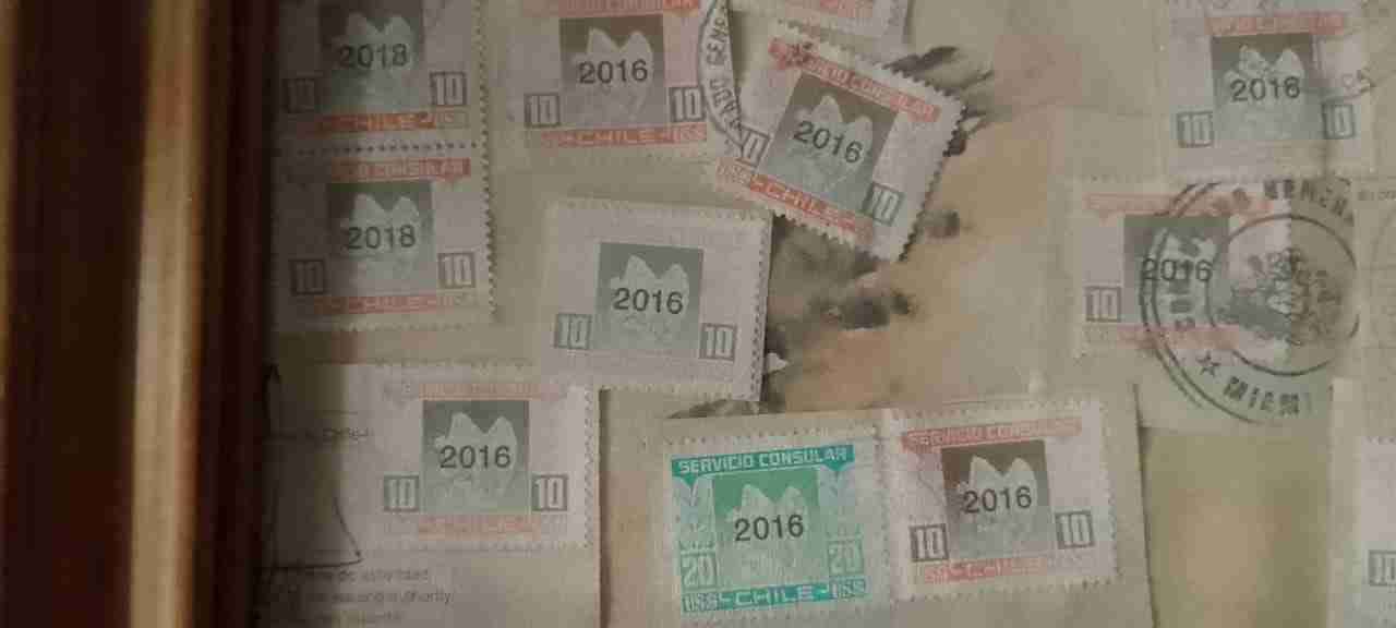 Colección de timbres consulares 2016 - 1