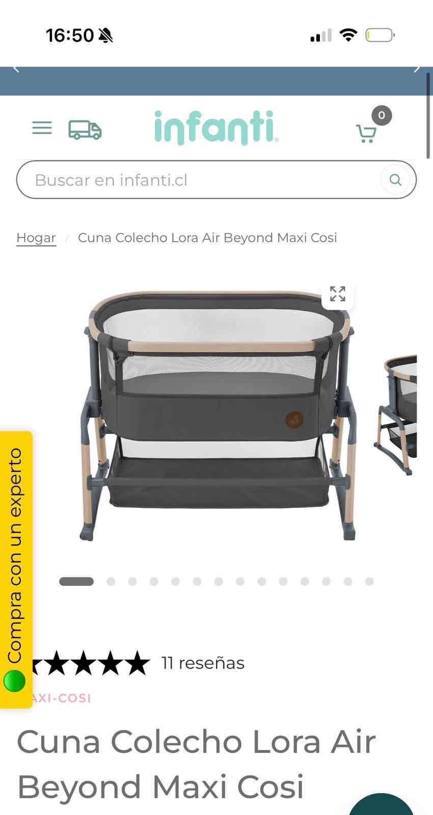 Cuna colecho Lora Air Maxi Cosi