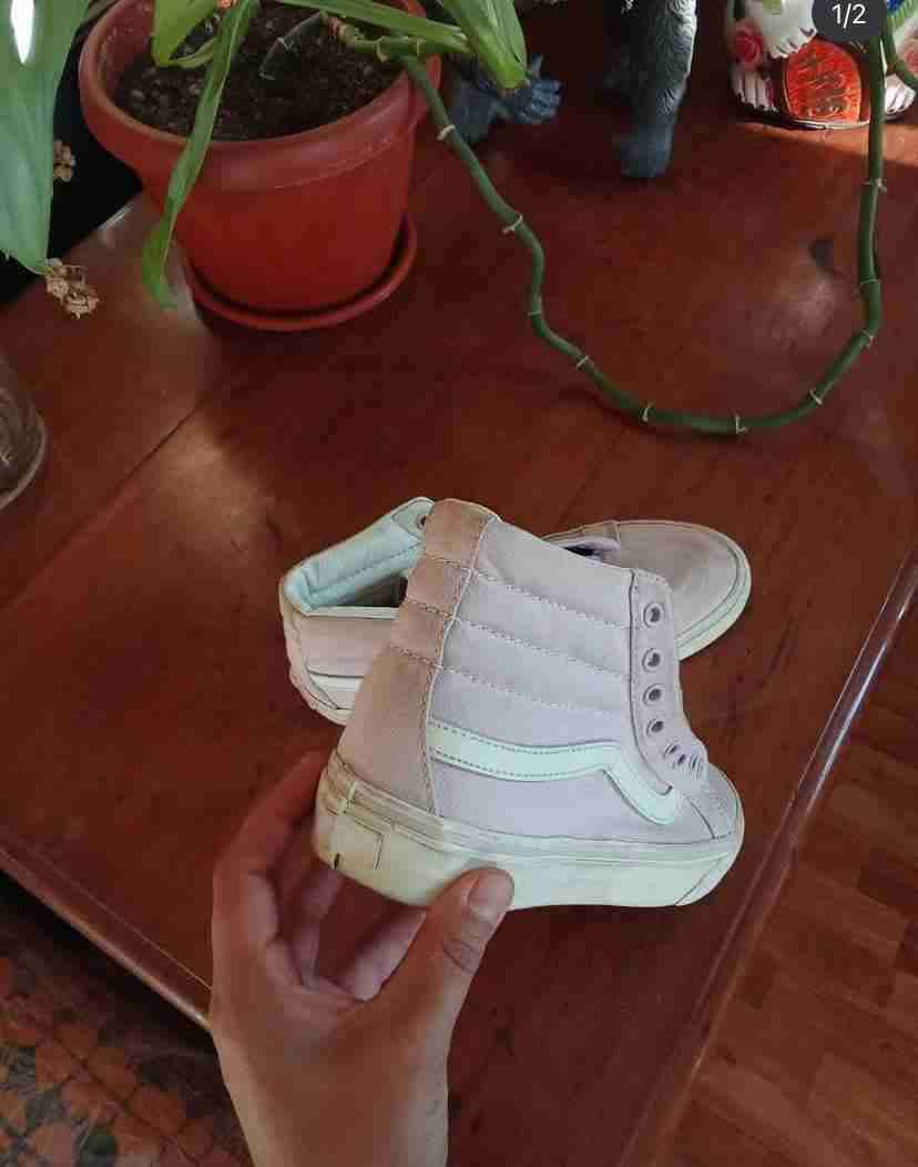 Zapatillas altas rosa claro - miniatura 2